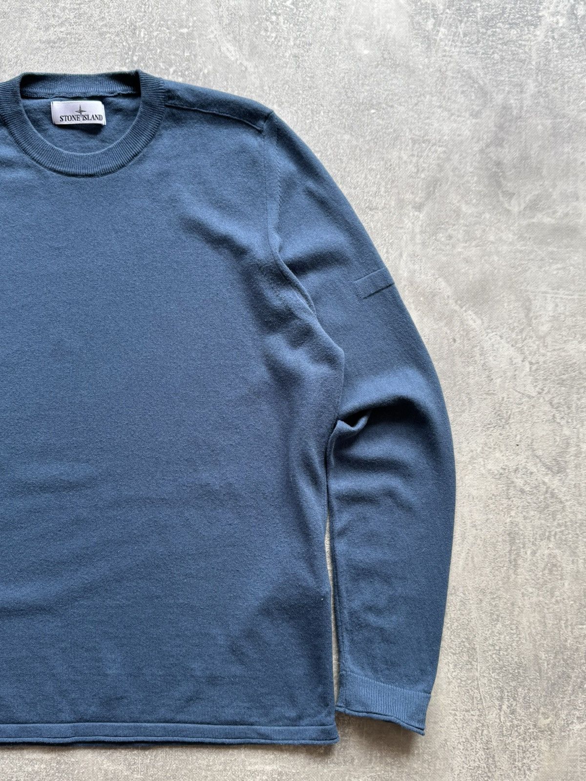 Stone Island Stone Island Blue Long Sleeve Sweatshirt Size US M / EU 48-50 / 2 - 2 Thumbnail