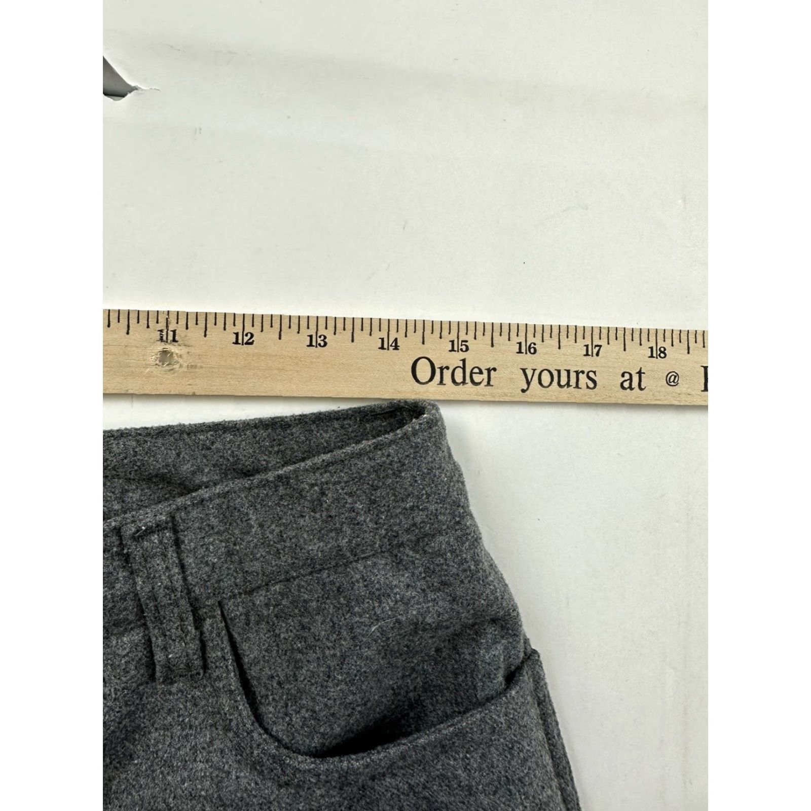 Liz Claiborne VINTAGE Liz Claiborne Wool Blend Pants Womens 30 Gray tagged 14 Dress Pants Women's 30 Gray Liz Claiborne Wool Blend Pants Size 30" / US 8 / IT 44 - 6 Thumbnail