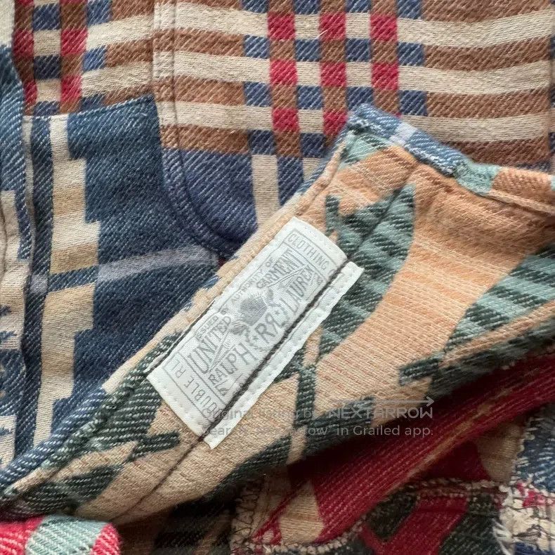 RRL Ralph Lauren RRL Ralph Lauren Baijiabu Splicing Southwest Shirt Size US L / EU 52-54 / 3 - 7 Thumbnail