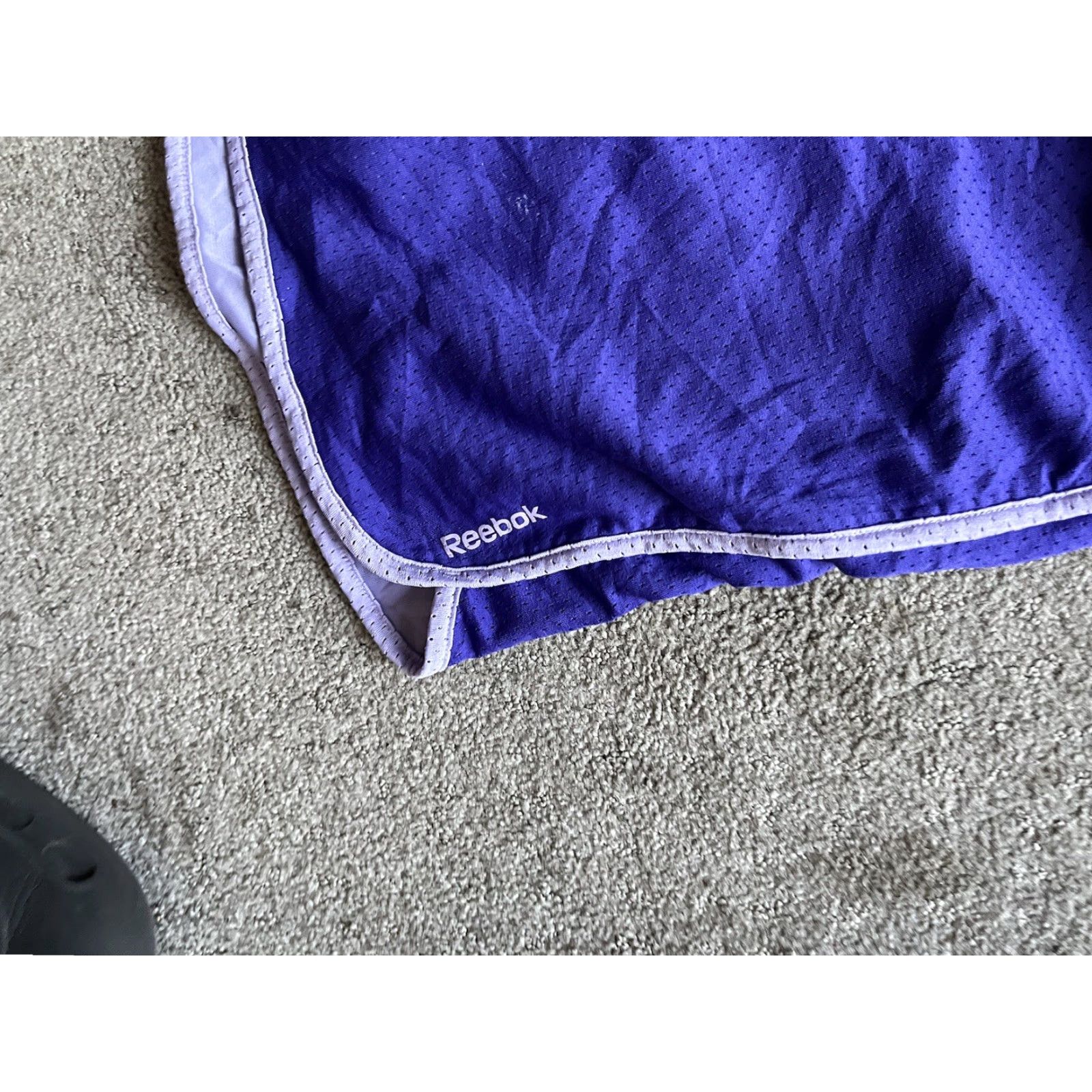 Reebok VINTAGE Reebok PlayDry Purple Athletic Shorts Women L Adult Purple, Athletic, L, Purple, 90s/2000s Dance Fitness Mens Womens Girls? Size 36" / US 14 / IT 50 - 3 Thumbnail