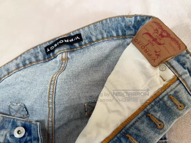 Y/Project Y/Project Notched Collar Denim Pants Size 26" / US 2 / IT 38 - 3 Thumbnail