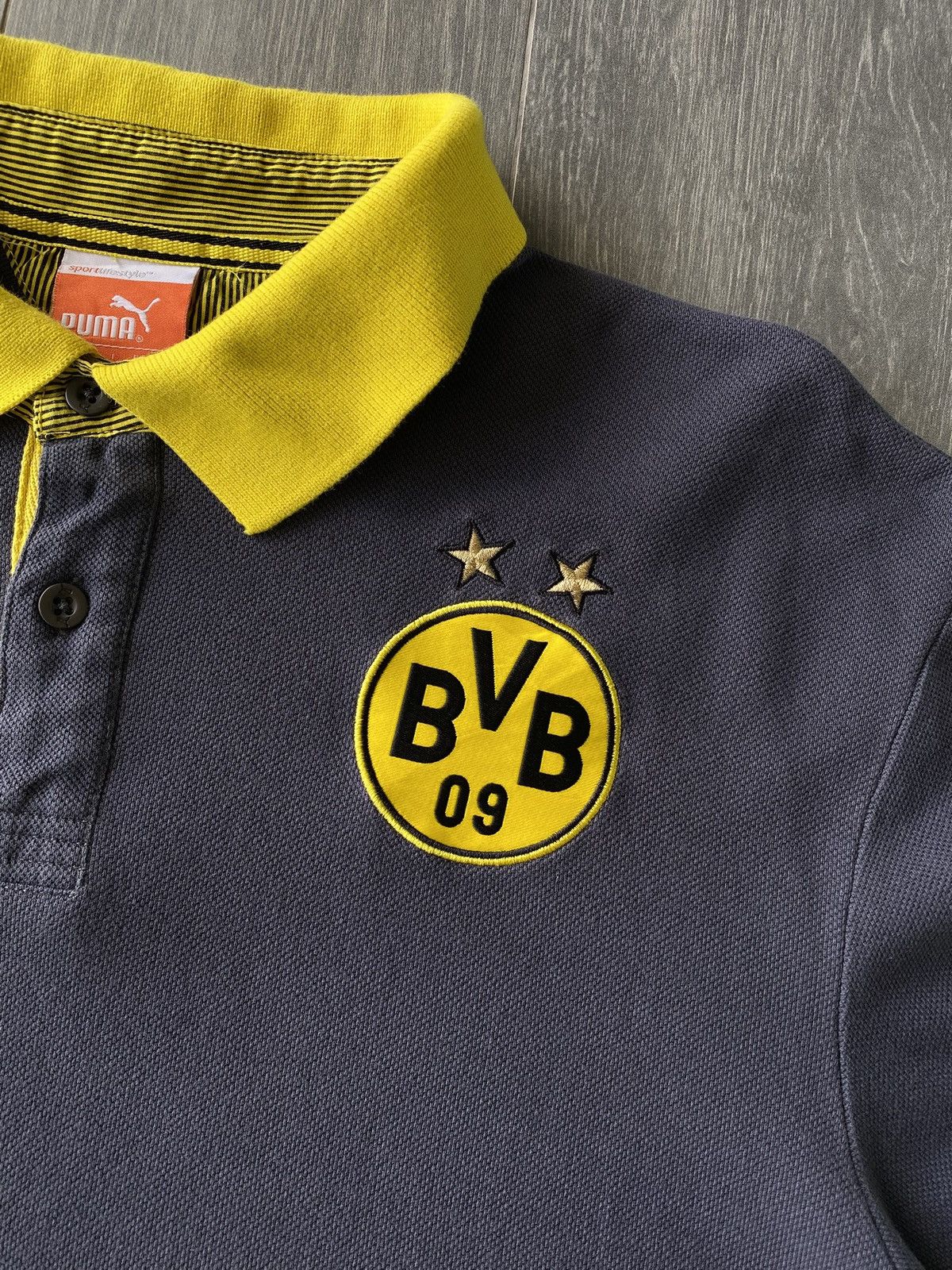 Puma BVB Borussia Dortmund Puma Polo Shirt Size US L / EU 52-54 / 3 - 4 Thumbnail