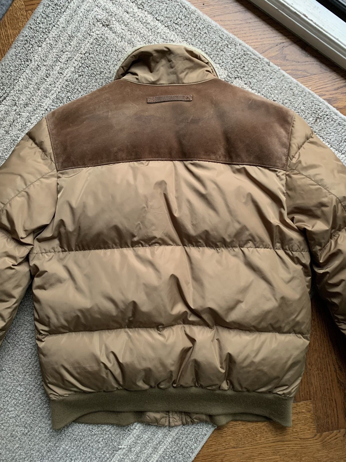 Prada Prada Jacket SGV760 Down Bomber Winter Coat Shearling Linea Size US M / EU 48-50 / 2 - 16 Thumbnail