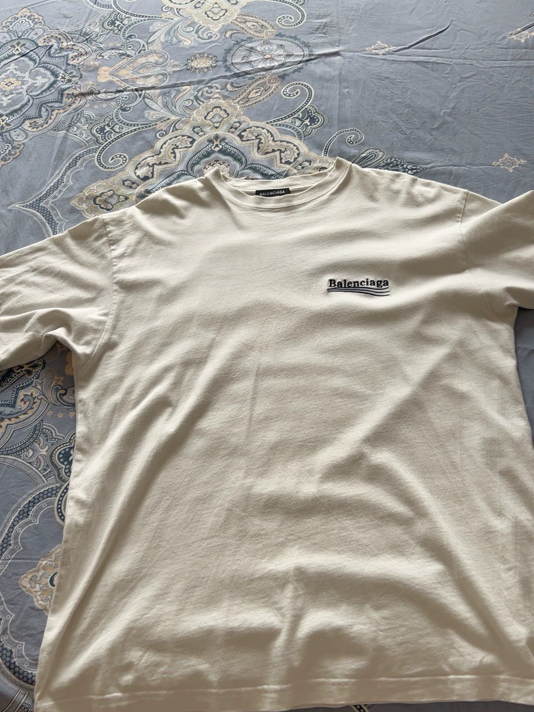 Balenciaga Balenciaga short sleeved cola embroidery Size US M / EU 48-50 / 2 - 1 Thumbnail