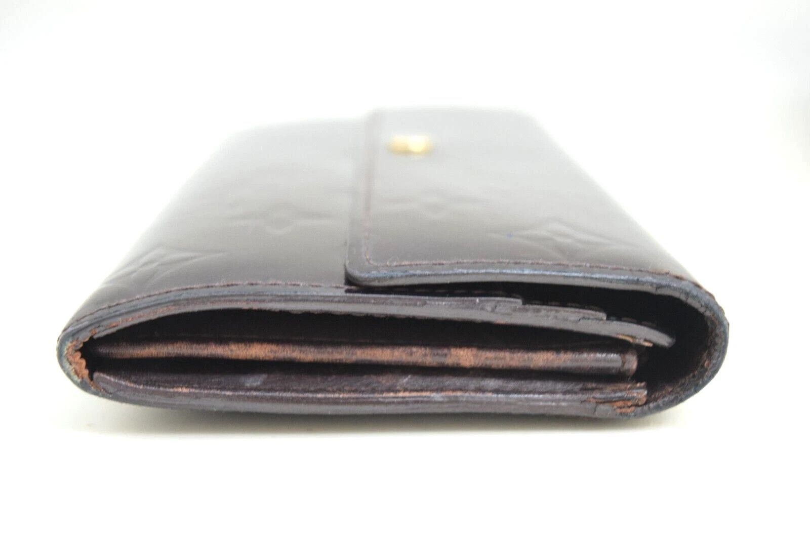 Louis Vuitton Louis Vuitton Sarah Wallet Vernis Amarante M93524 Size ONE SIZE - 5 Thumbnail