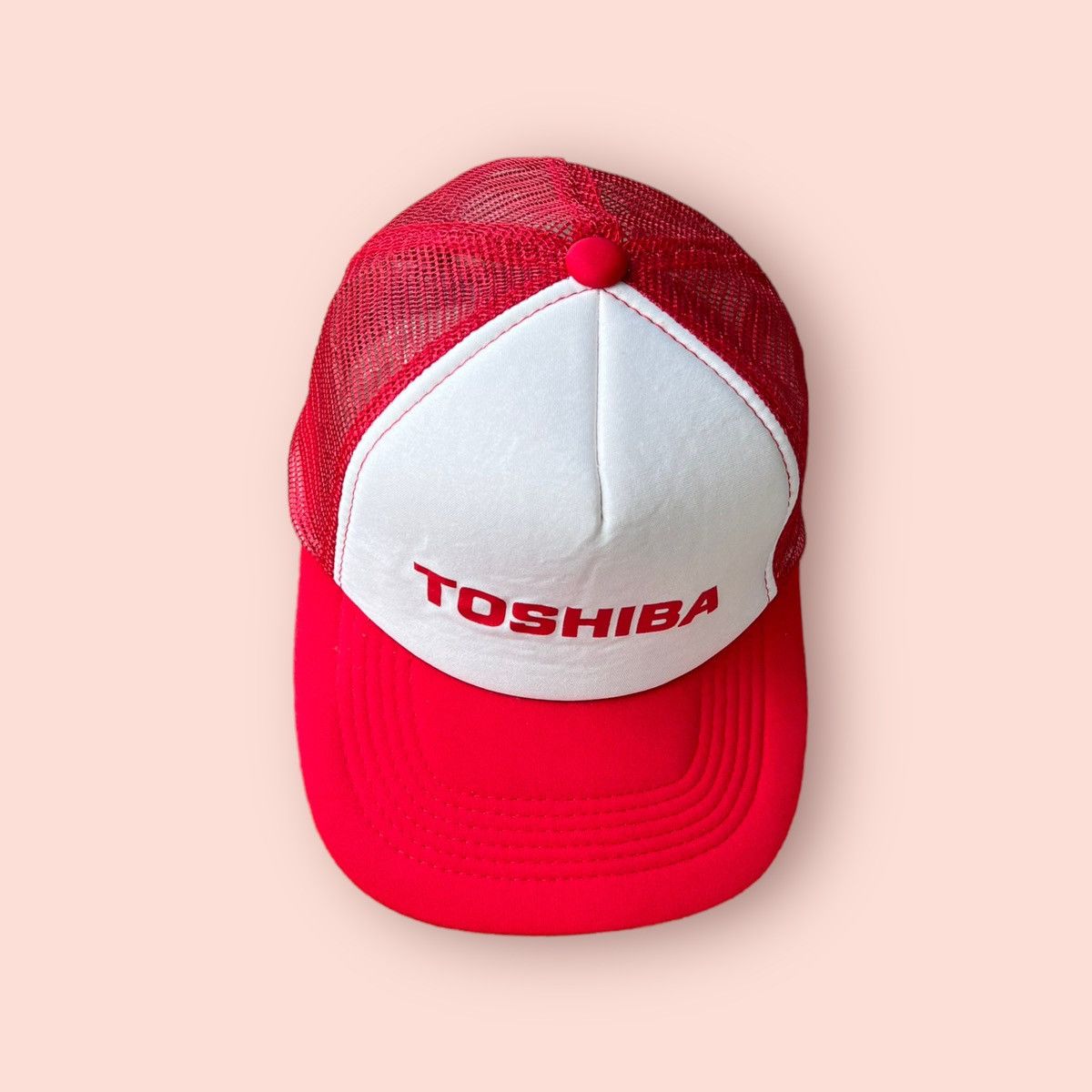 Japanese Brand × Vintage VINTAGE TOSHIBA JAPAN TRUCKER SNAPBACK CAP Size ONE SIZE - 10 Thumbnail