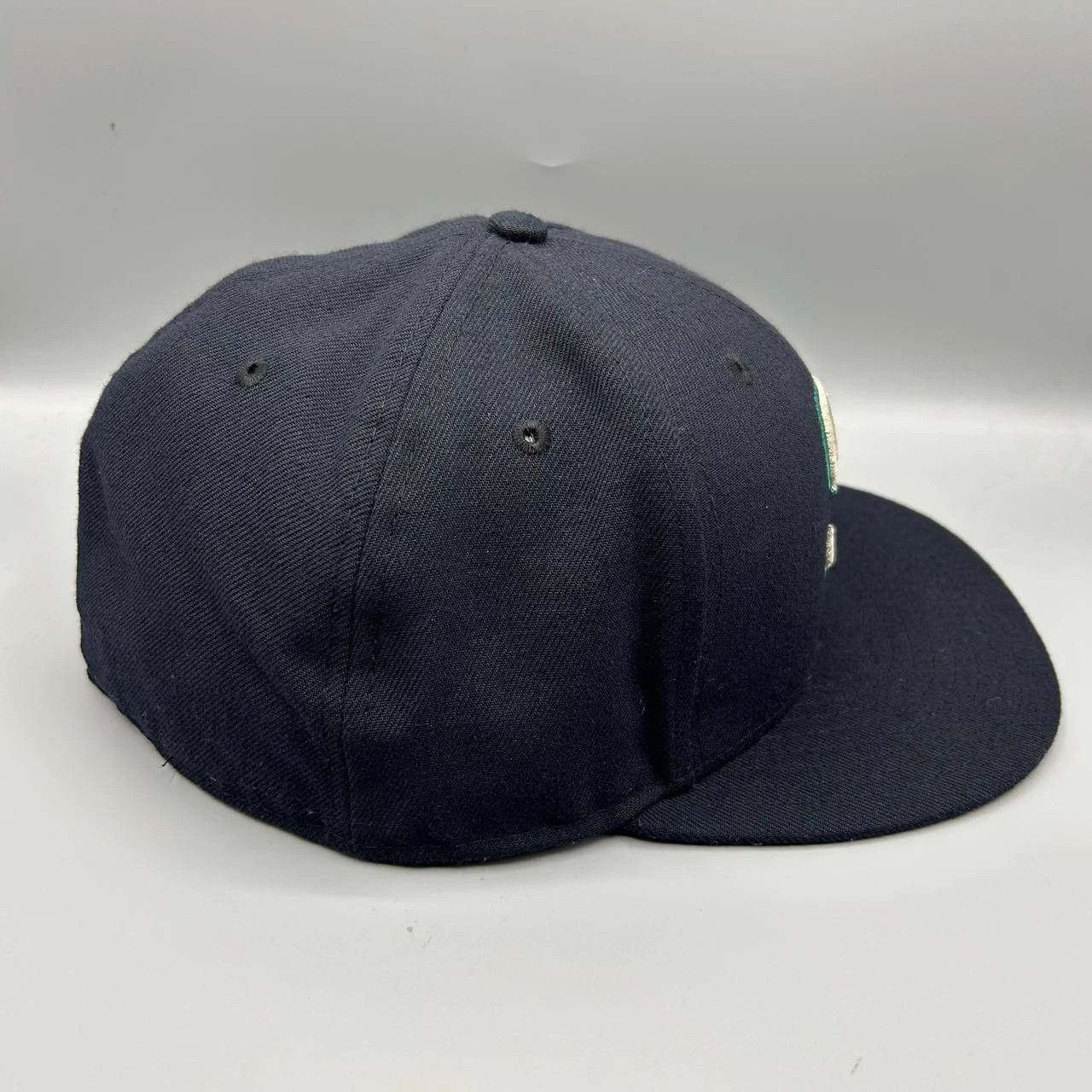 New Era Seattle Mariners Hat Men 8 Black MLB Embroidered Fitted Cap Size ONE SIZE - 5 Thumbnail