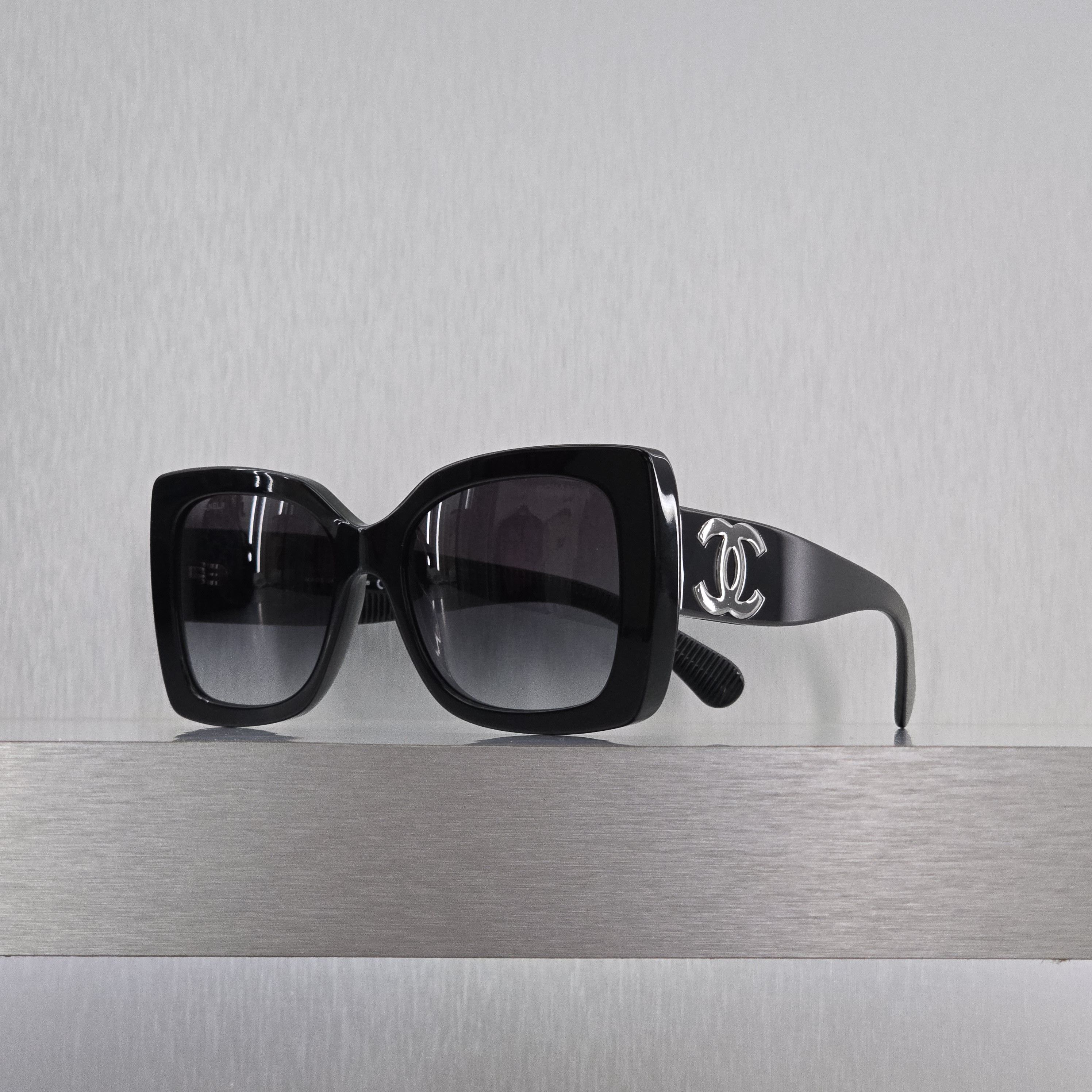 Chanel CHANEL 0CH5494 1047S6 Sunglasses BLACK Size ONE SIZE - 6 Thumbnail