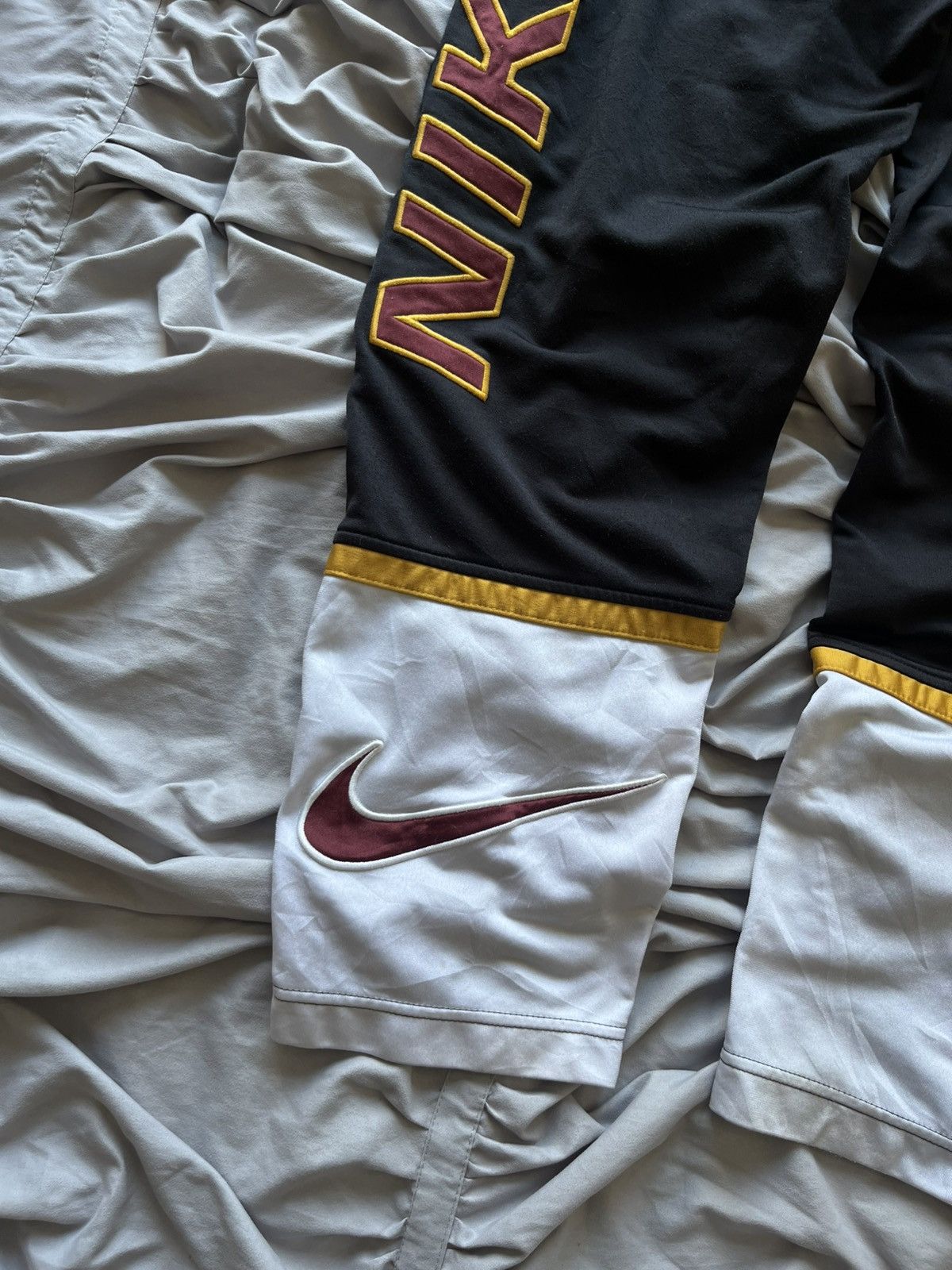 Nike Rare Vintage Nike Track Pants Bold Embroidery Swoosh Y2K Size US 32 / EU 48 - 3 Thumbnail