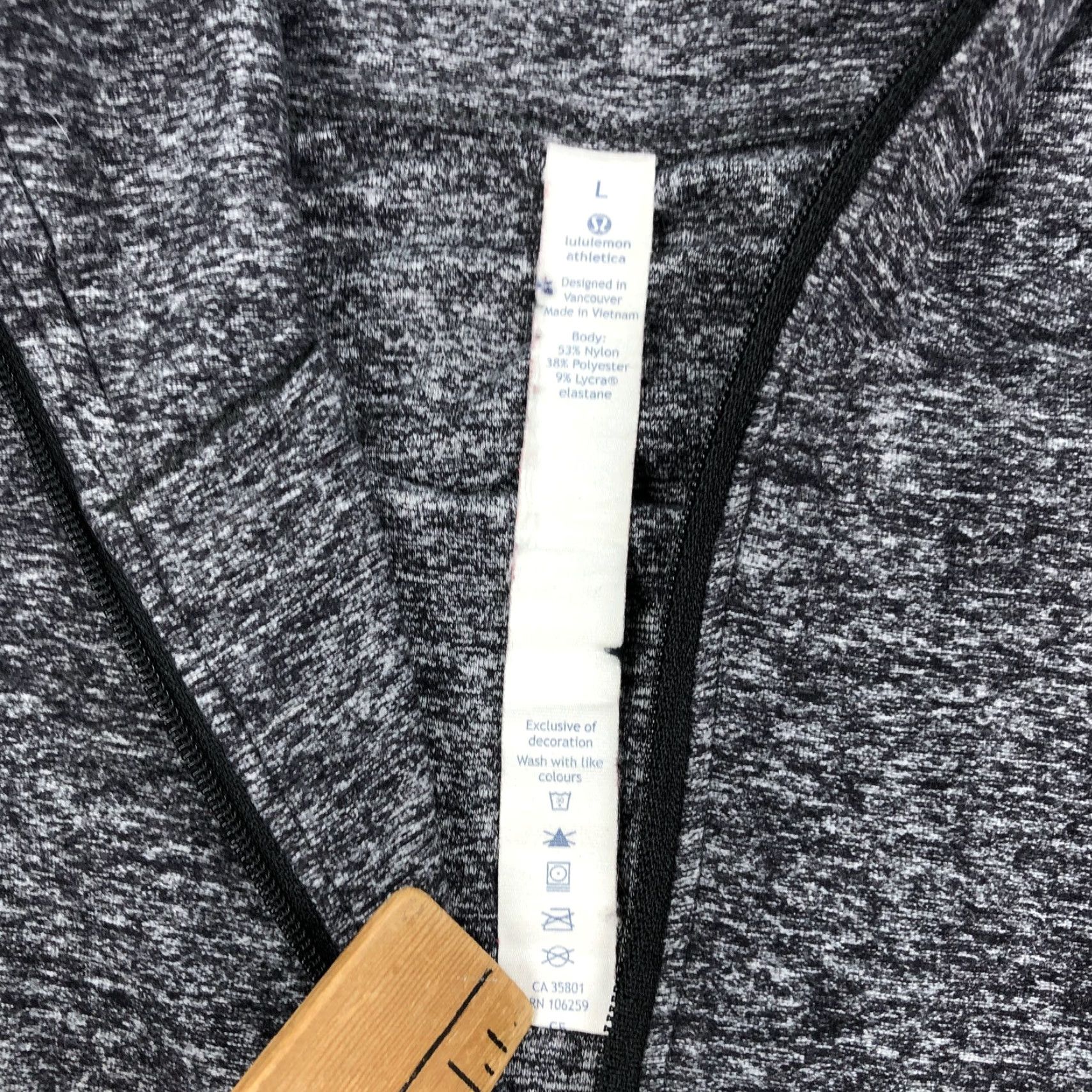 Lululemon Lululemon Men's L Hooded Quarter Zip Pullover Heather Gray Surge Sweat Session Hoodie Shirt Size US L / EU 52-54 / 3 - 3 Thumbnail