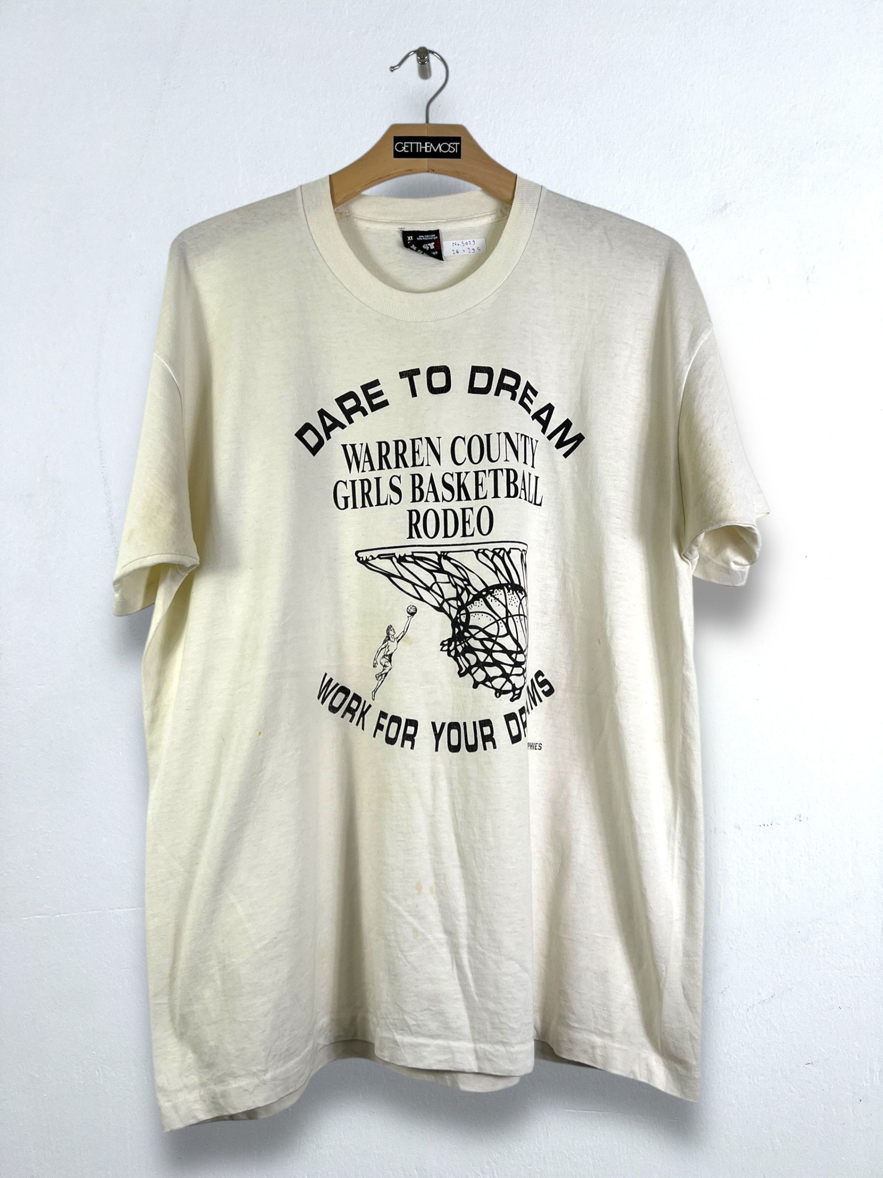 Vintage No.5029 Vintage 90s Warren County HS Graphic Tee (XL) Size US XL / EU 56 / 4 - 1 Thumbnail