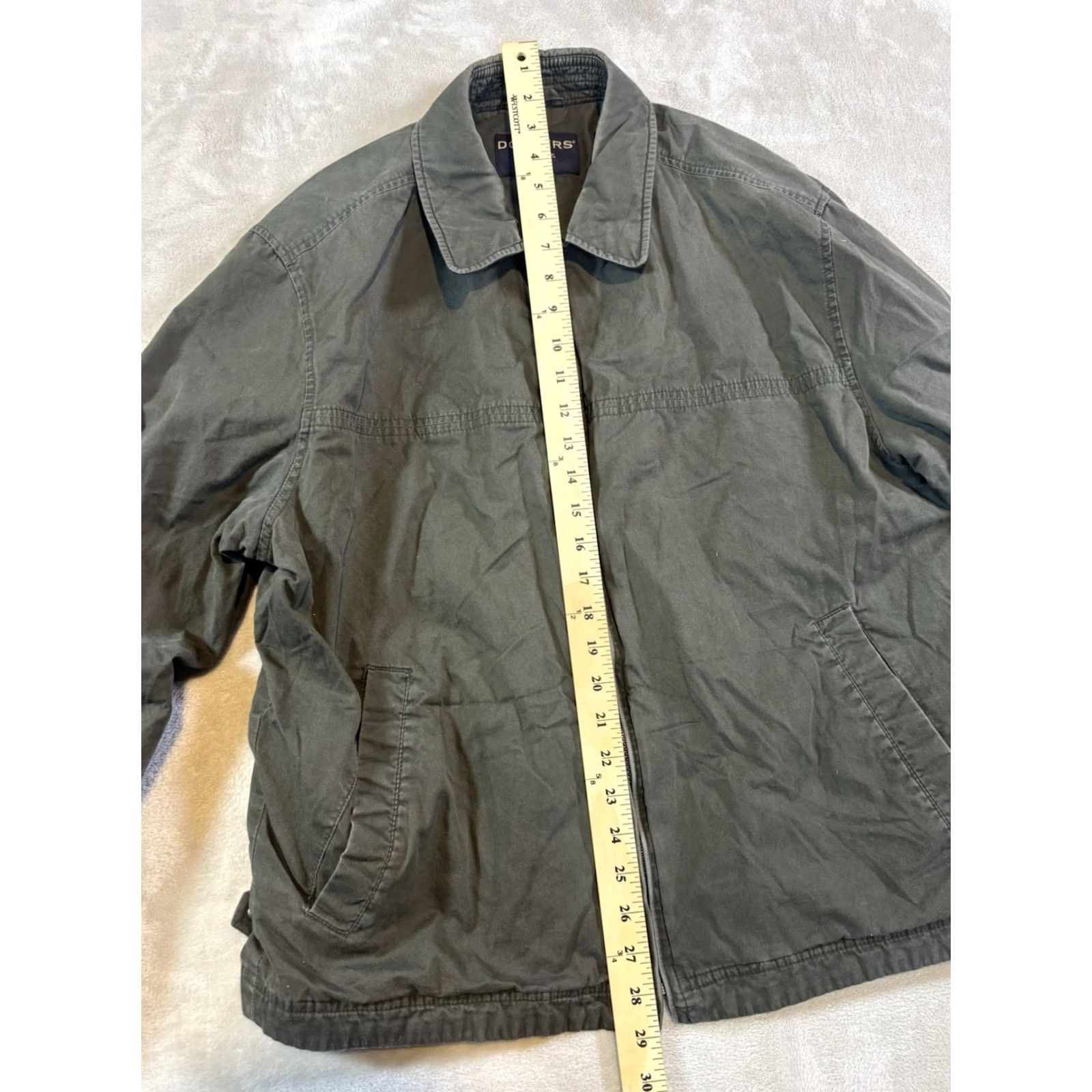 Dockers Dockers Bomber Jacket Full Zip Men's L Olive Green Size US L / EU 52-54 / 3 - 3 Thumbnail