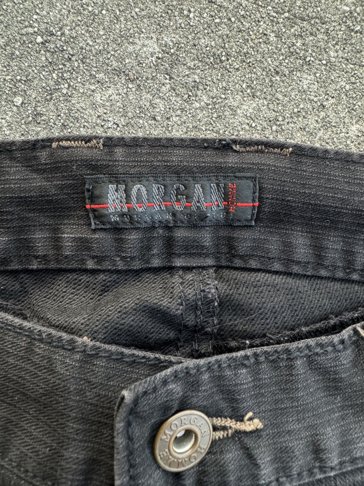 Japanese Brand Morgan Homme Flare Pants Size US 34 / EU 50 - 3 Thumbnail