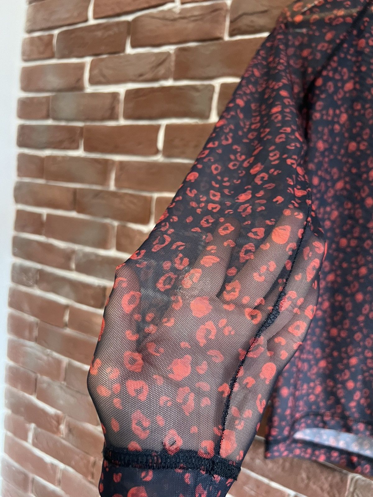 Vintage Rare Vintage Polka Dot Y2K Mesh top like jean paul gaultie Size M / US 6-8 / IT 42-44 - 4 Thumbnail
