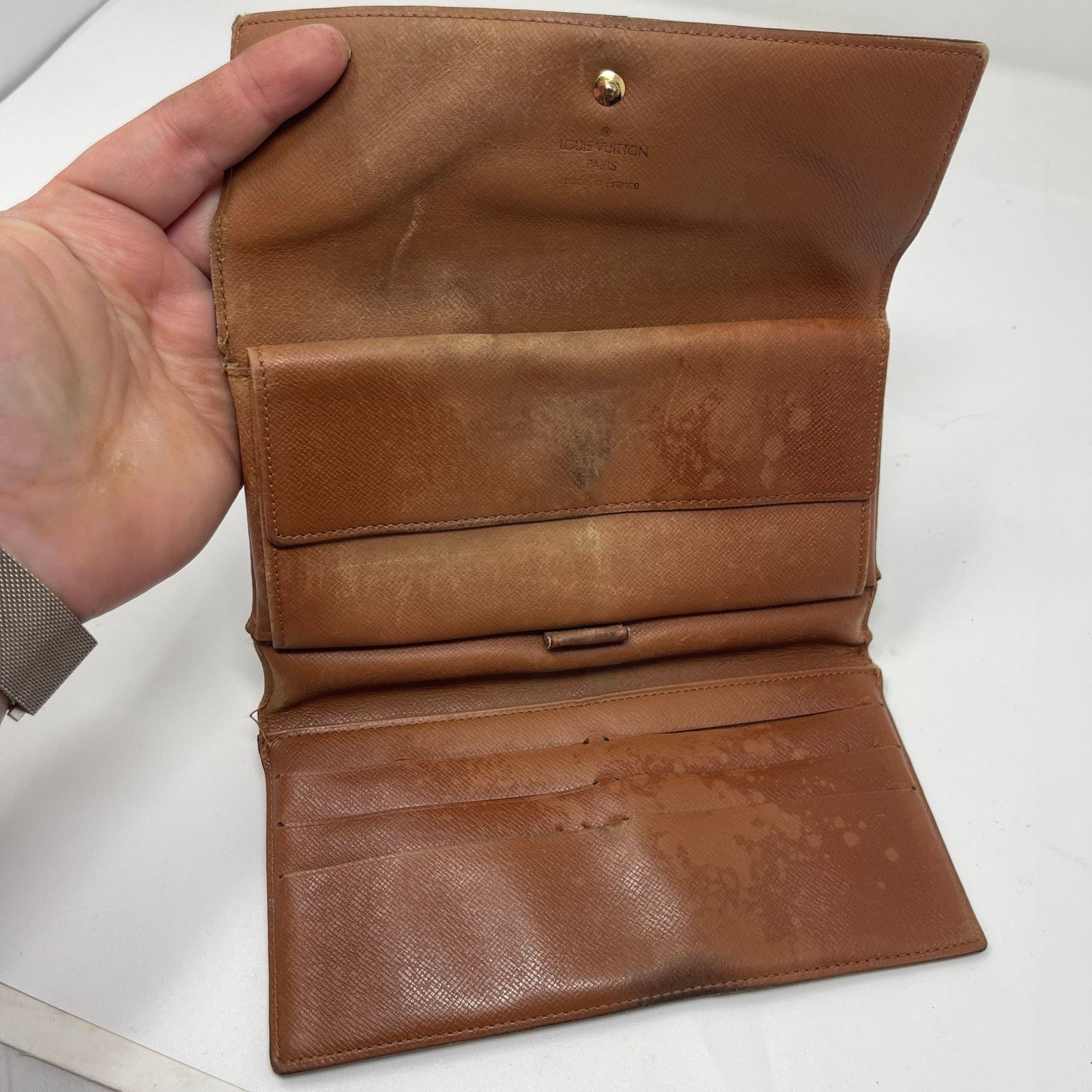 Louis Vuitton Vintage Louis Vuitton Monogram TriFold Sarah Wallet Size ONE SIZE - 7 Thumbnail