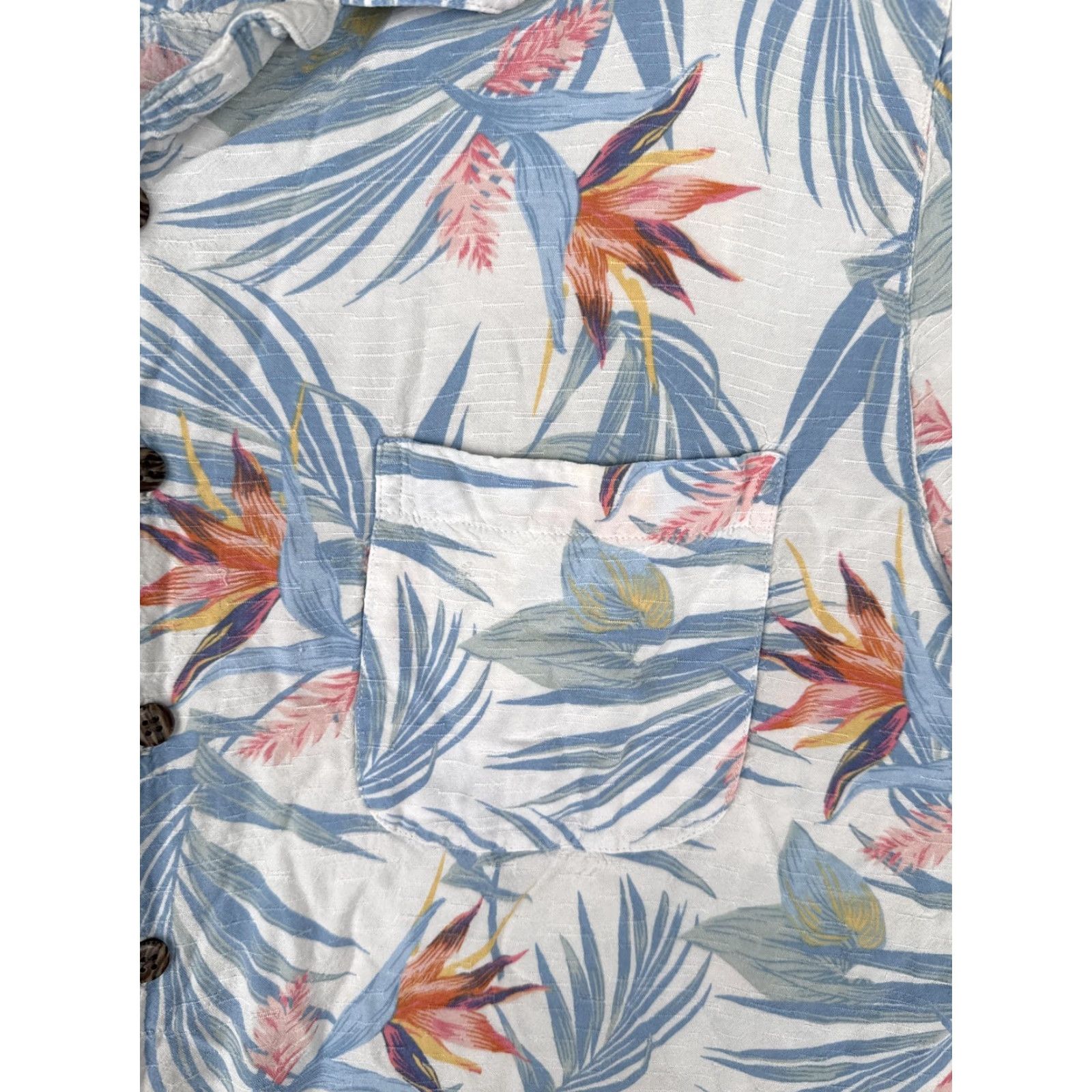 George George Shirt Mens 2XL Multicolor Short Sleeve Hawaiian Floral Tropical Button Up Size US XXL / EU 58 / 5 - 6 Thumbnail