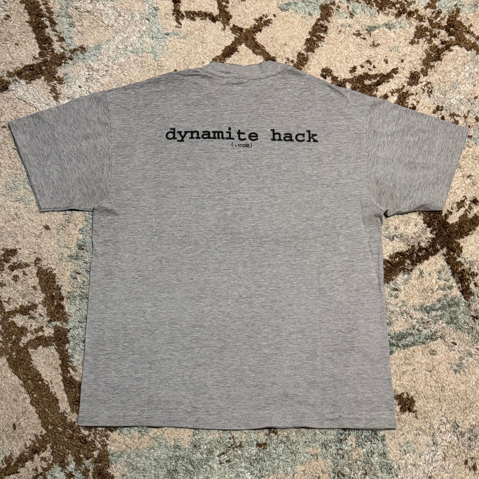 Band Tees × Hanes × Vintage Vintage Dynamite Hack Shirt Large 2000s Alternative Rock Size US L / EU 52-54 / 3 - 3 Thumbnail