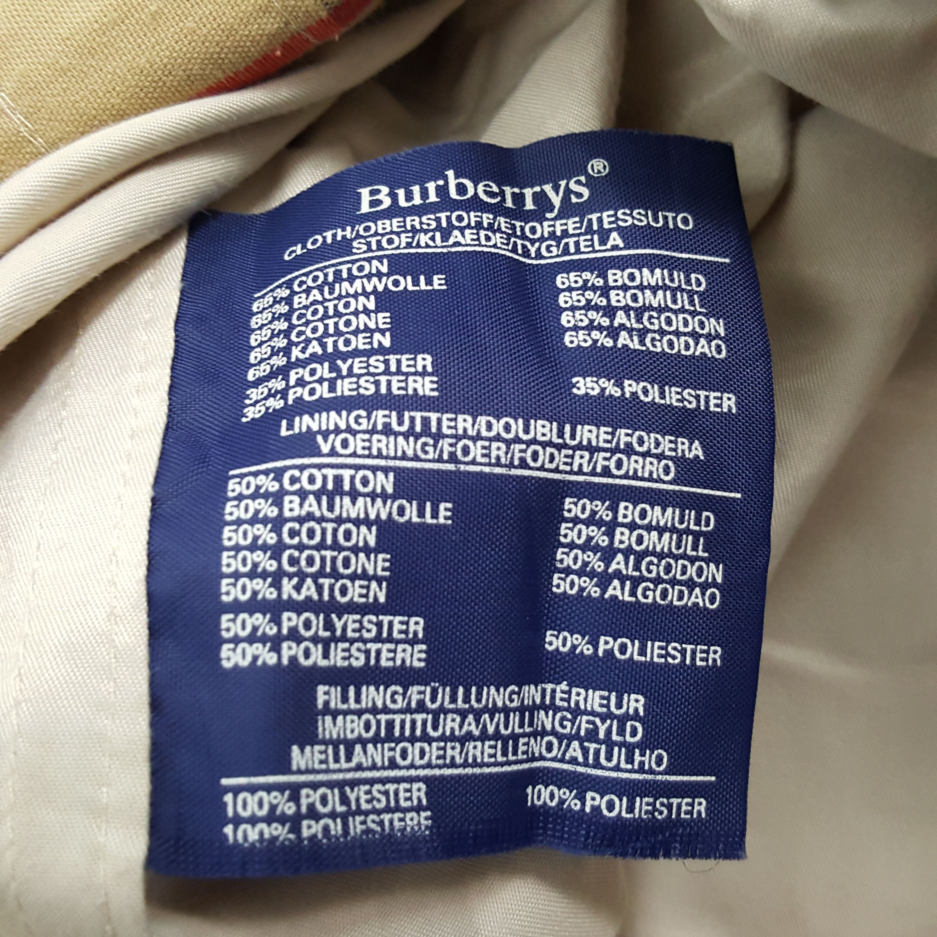 Burberry × Vintage Vintage Burberrys' Luxury Brand Trench Jacket Size US L / EU 52-54 / 3 - 7 Thumbnail