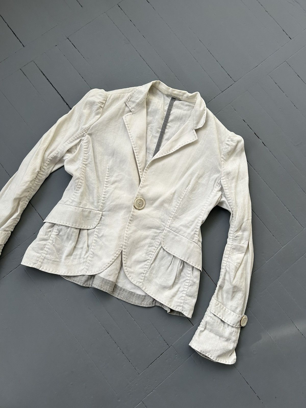 Brunello Cucinelli × Vintage Brunello Cucinelli linen jacket Size M / US 6-8 / IT 42-44 - 2 Thumbnail
