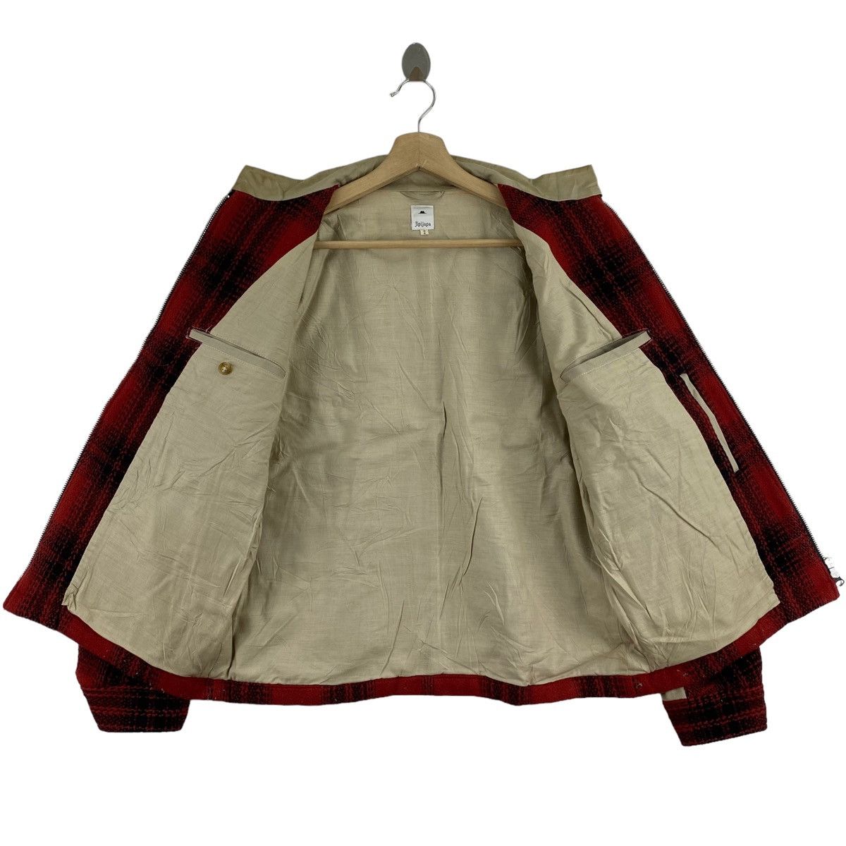 Japanese Brand JIPIJAPA Japanese Brand Check Wool Tartan Heavy Jacket Size US M / EU 48-50 / 2 - 5 Thumbnail