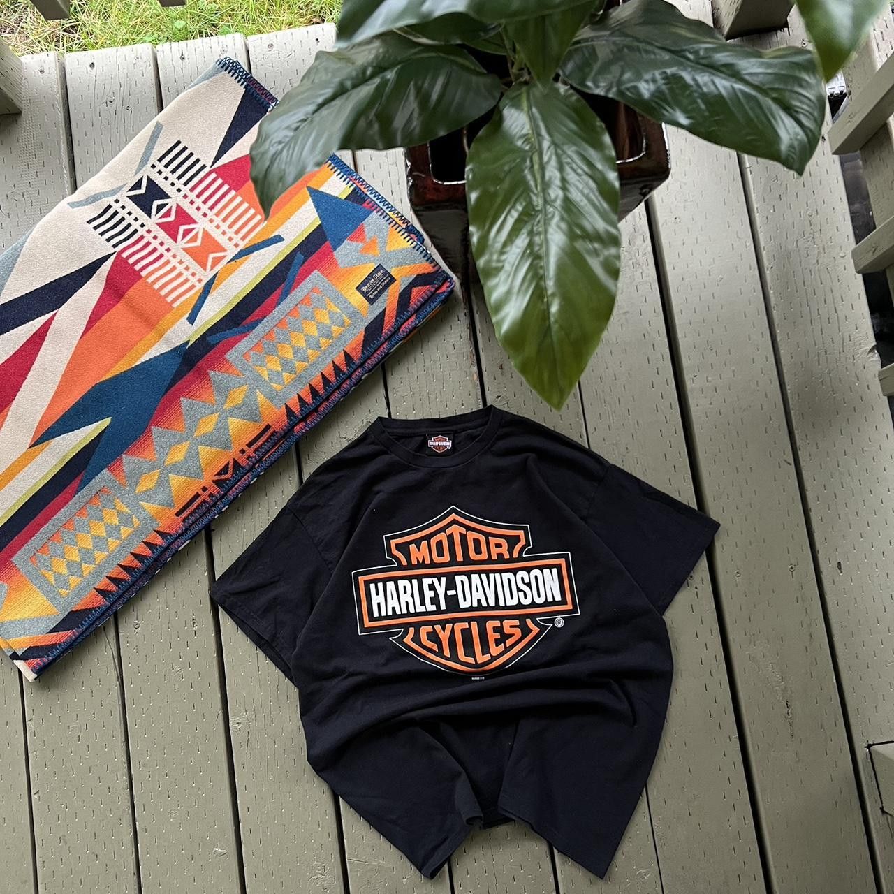 Harley Davidson × Vintage Vintage Harley Davidson T Shirt Size US M / EU 48-50 / 2 - 2 Thumbnail