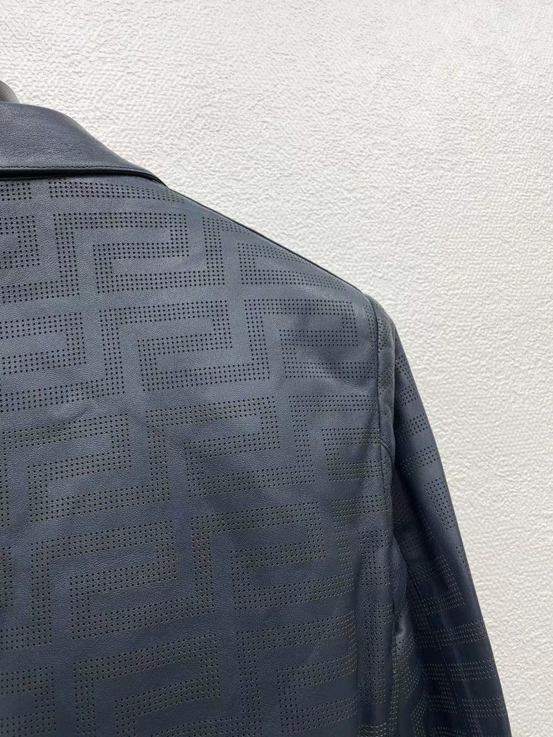 Versace Versace Main line leather coat Size US L / EU 52-54 / 3 - 8 Thumbnail