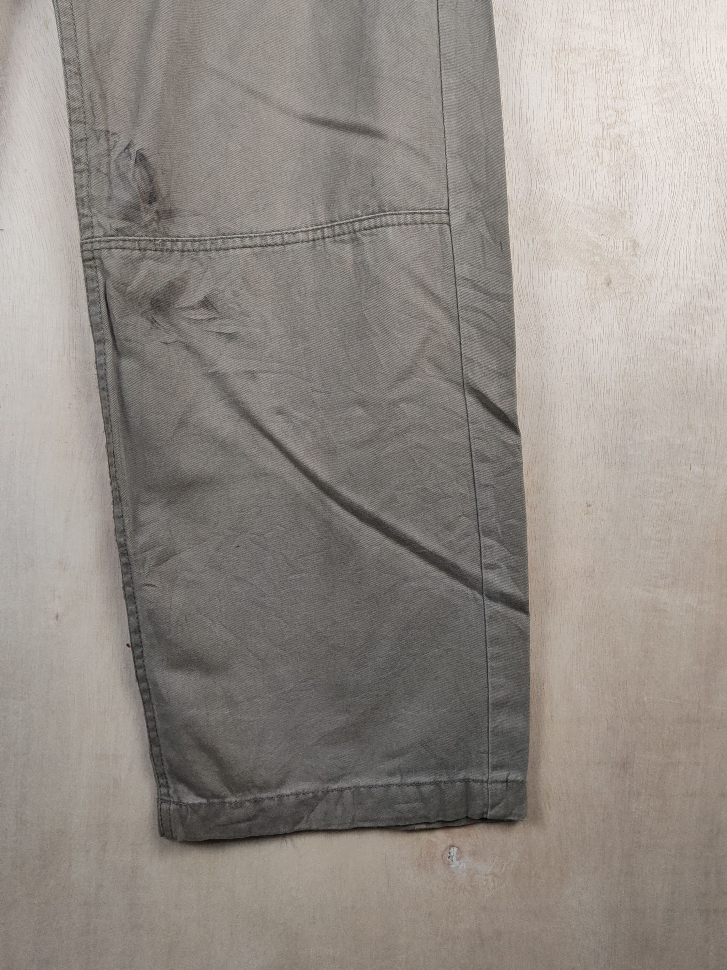 Japanese Brand Villand Olive Faded Multipocket Tactical Cargo Pants #S2404 Size US 31 - 6 Thumbnail
