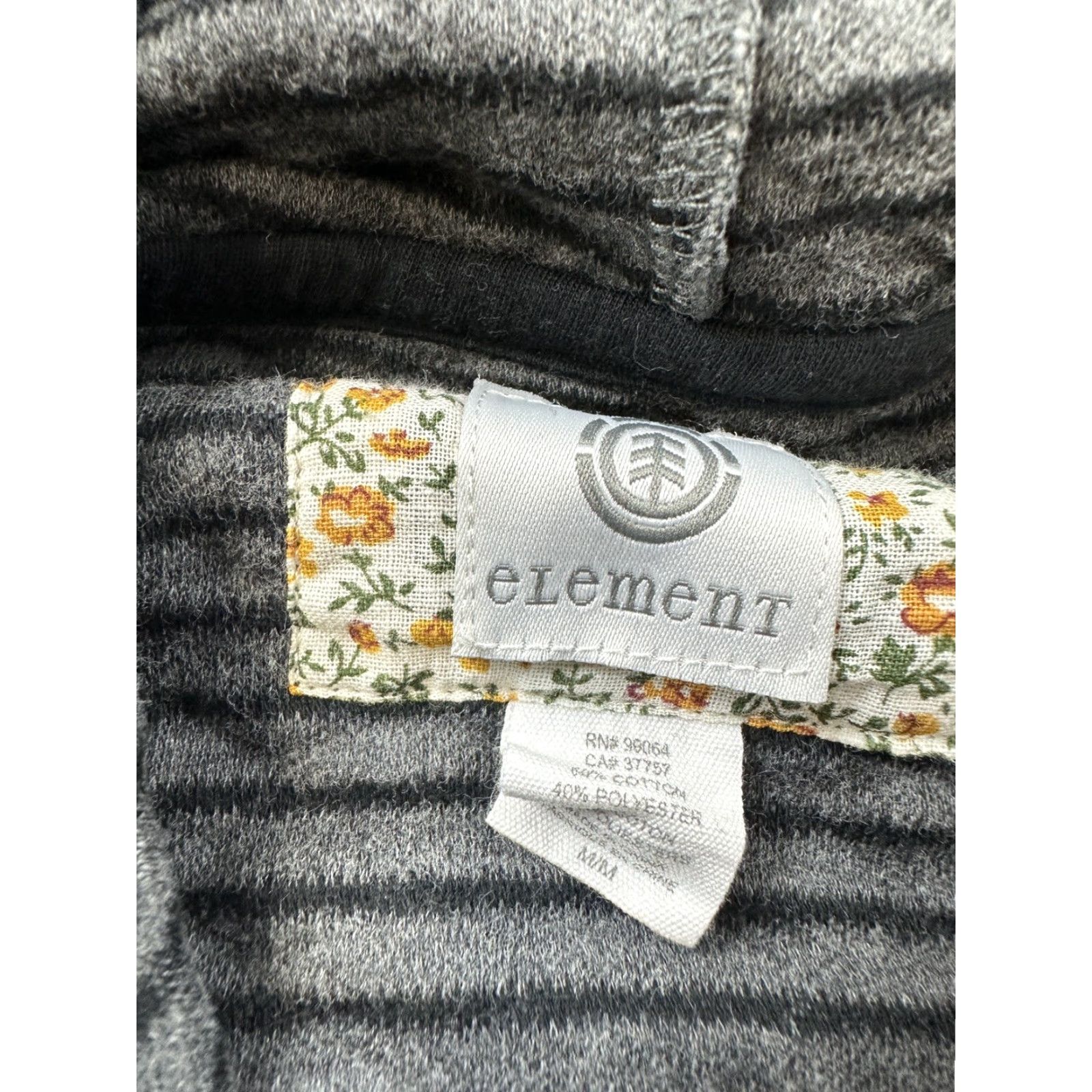 Element Element Hoodie Women’s M Gray Y2K 2000’s Skateboards Hooded Pockets Pullover Long Sleeve Fall Winter Size M / US 6-8 / IT 42-44 - 3 Thumbnail