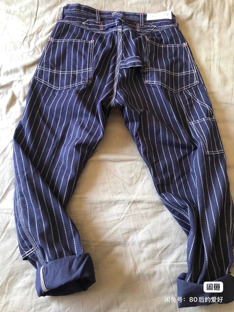 Freewheelers Freewheelers Overalls Pull out the chain and dye the blue Size US 30 / EU 46 - 3 Thumbnail