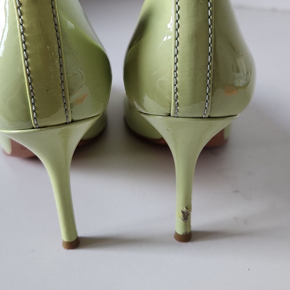 Coach COACH | Patent Leather Herls Rounded Toe In Mint Green Sz 7 Size US 7.5 / IT 37.5 - 4 Thumbnail