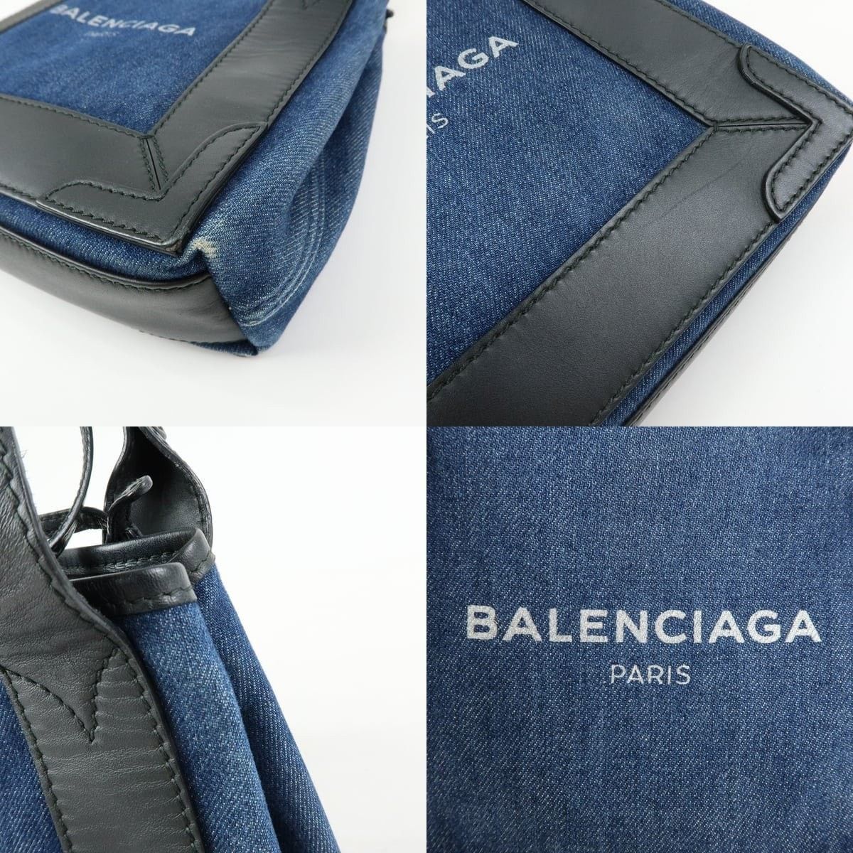 Balenciaga Balenciaga Cabas Denim Tote Blue Size ONE SIZE - 6 Thumbnail