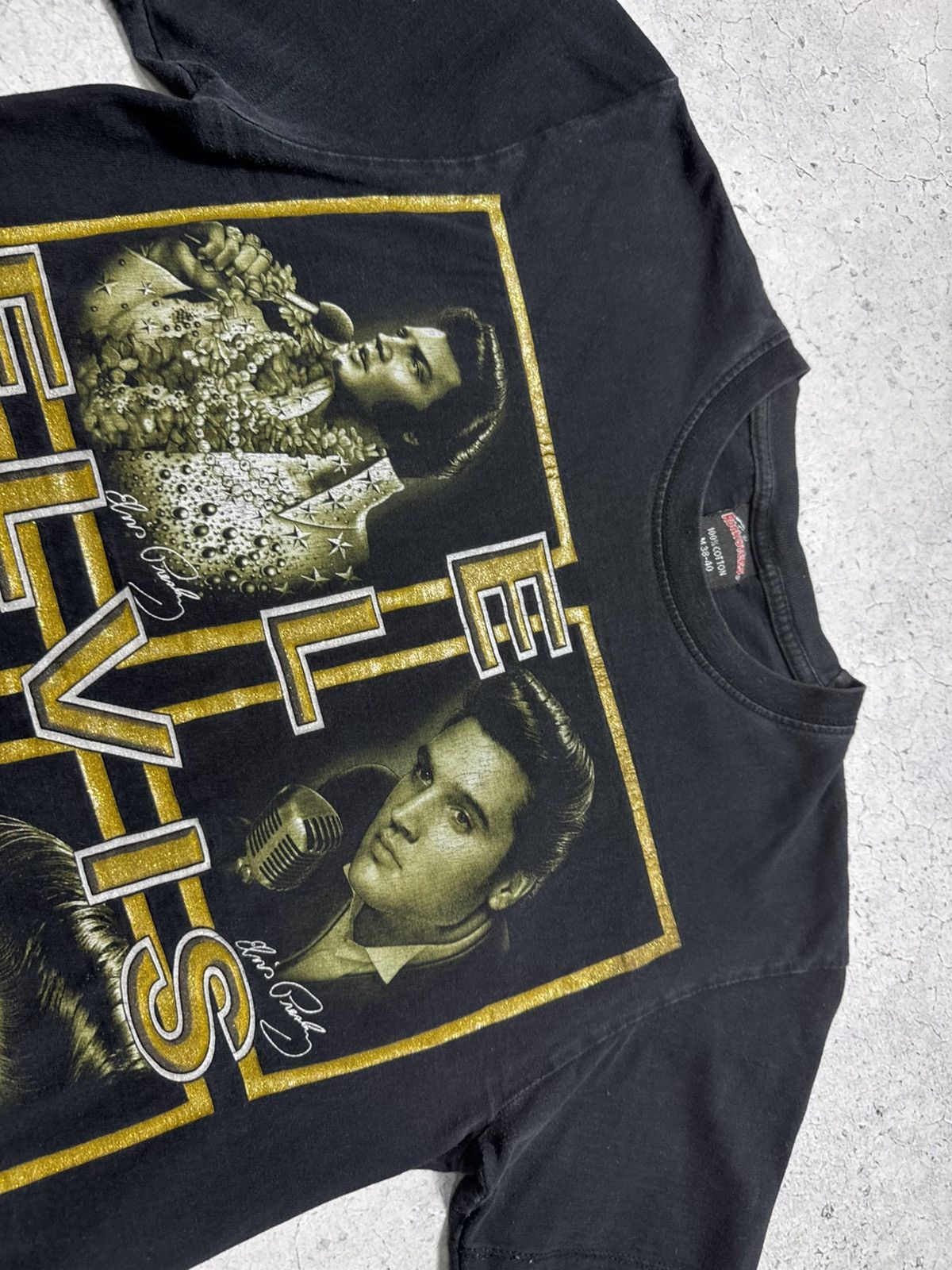 Band Tees Elvis Presley Vintage 90’s Rock T-Shirt Big Logo Size US S / EU 44-46 / 1 - 6 Thumbnail
