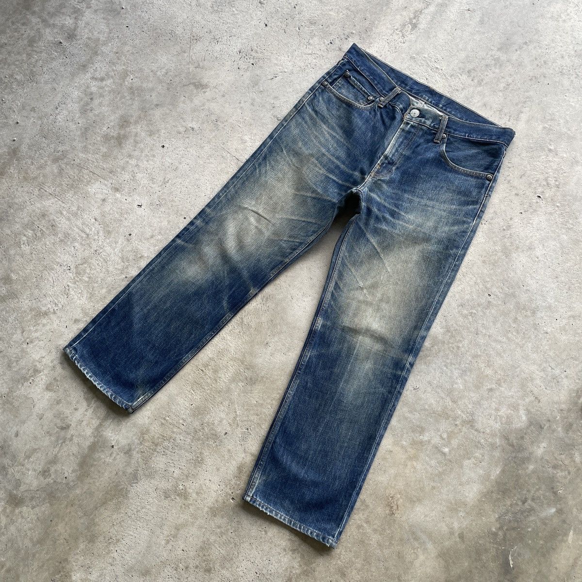 Vintage Vintage Levi’s 502 Rusty Jeans Denim Pants Faded W34 Size US 34 / EU 50 - 2 Thumbnail