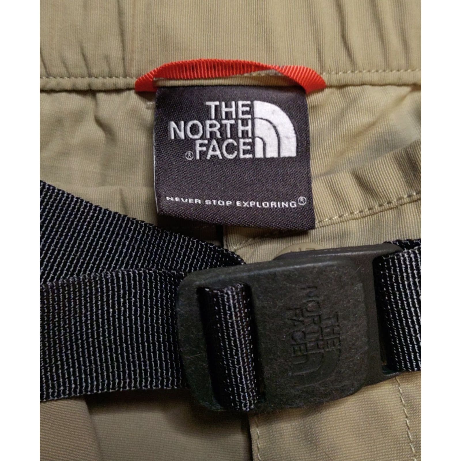 The North Face The North Face Pants Mens 2XL Beige Nylon Zip Off Convertible Cargo Straight Leg Ground Outdoor Hiking Trail / Travel / Workwear Mens Size US 39 - 6 Thumbnail