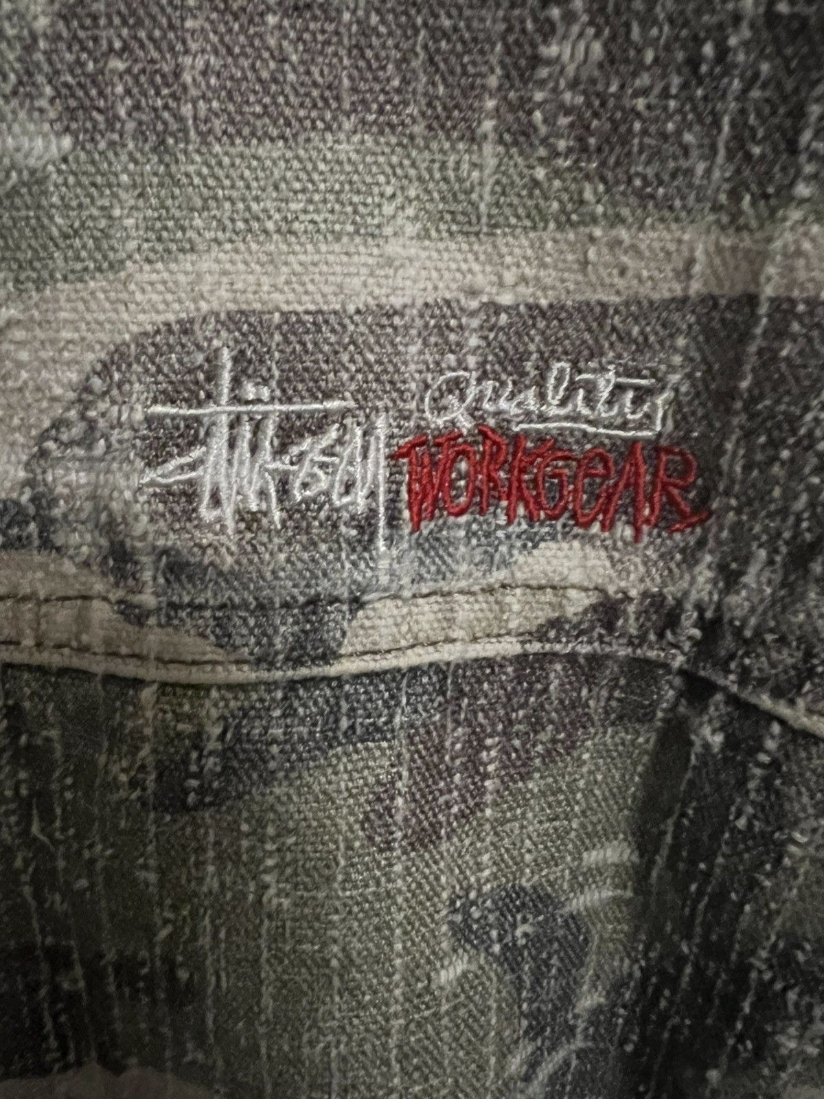 Stussy Stussy Camo canvas needlepunch work jacket Size US M / EU 48-50 / 2 - 3 Thumbnail