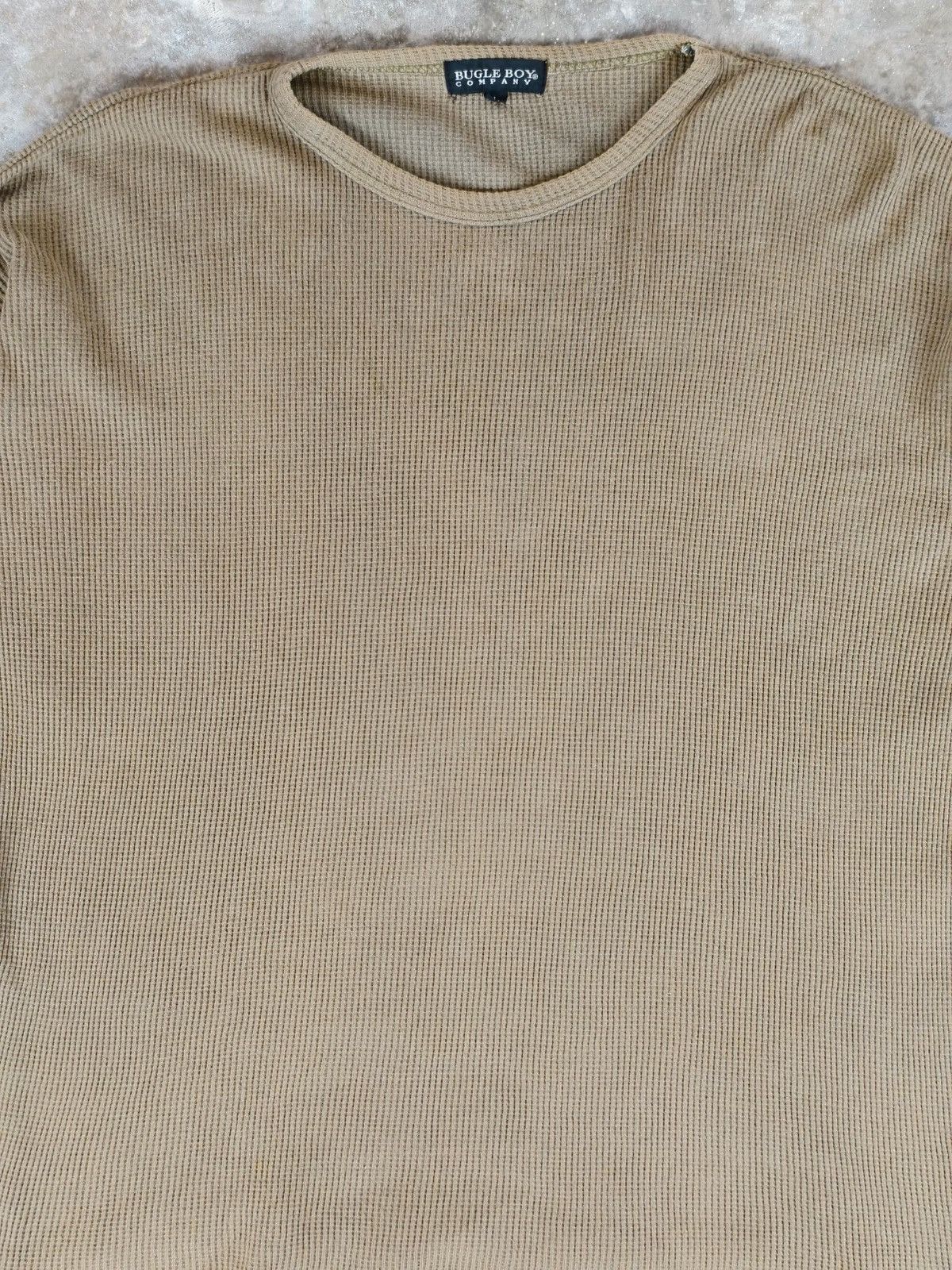 Bugle Boy × Vintage Vintage Bugle Boy Waffle Long Sleeve T-Shirt Size US L / EU 52-54 / 3 - 4 Thumbnail