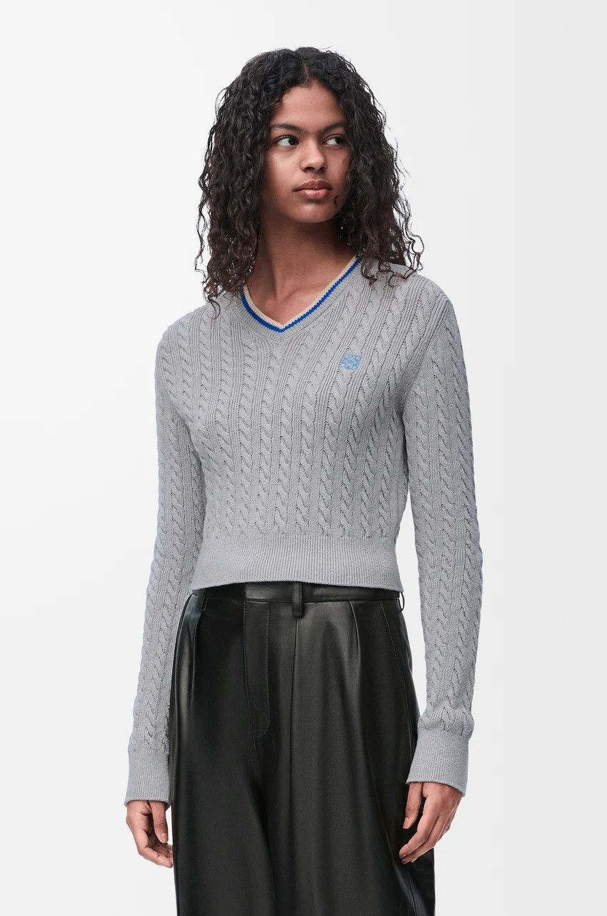 Loewe o1loc1c0525 Sweaters in Grey Size XS / US 0-2 / IT 36-38 - 2 Thumbnail
