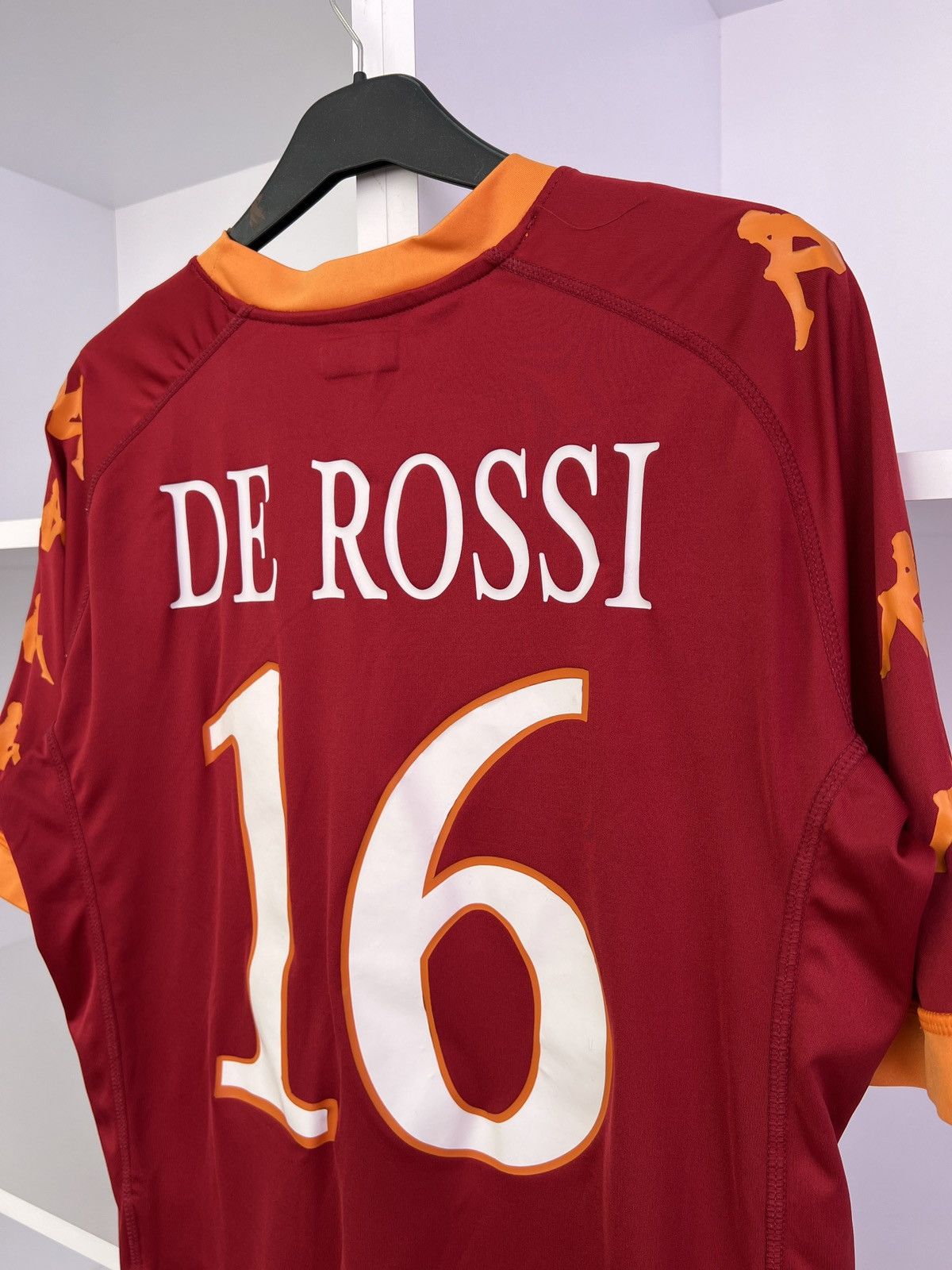 Kappa × Vintage Vintage Roma 12/13 De Rossi Home Jersey Size US XL / EU 56 / 4 - 17 Thumbnail