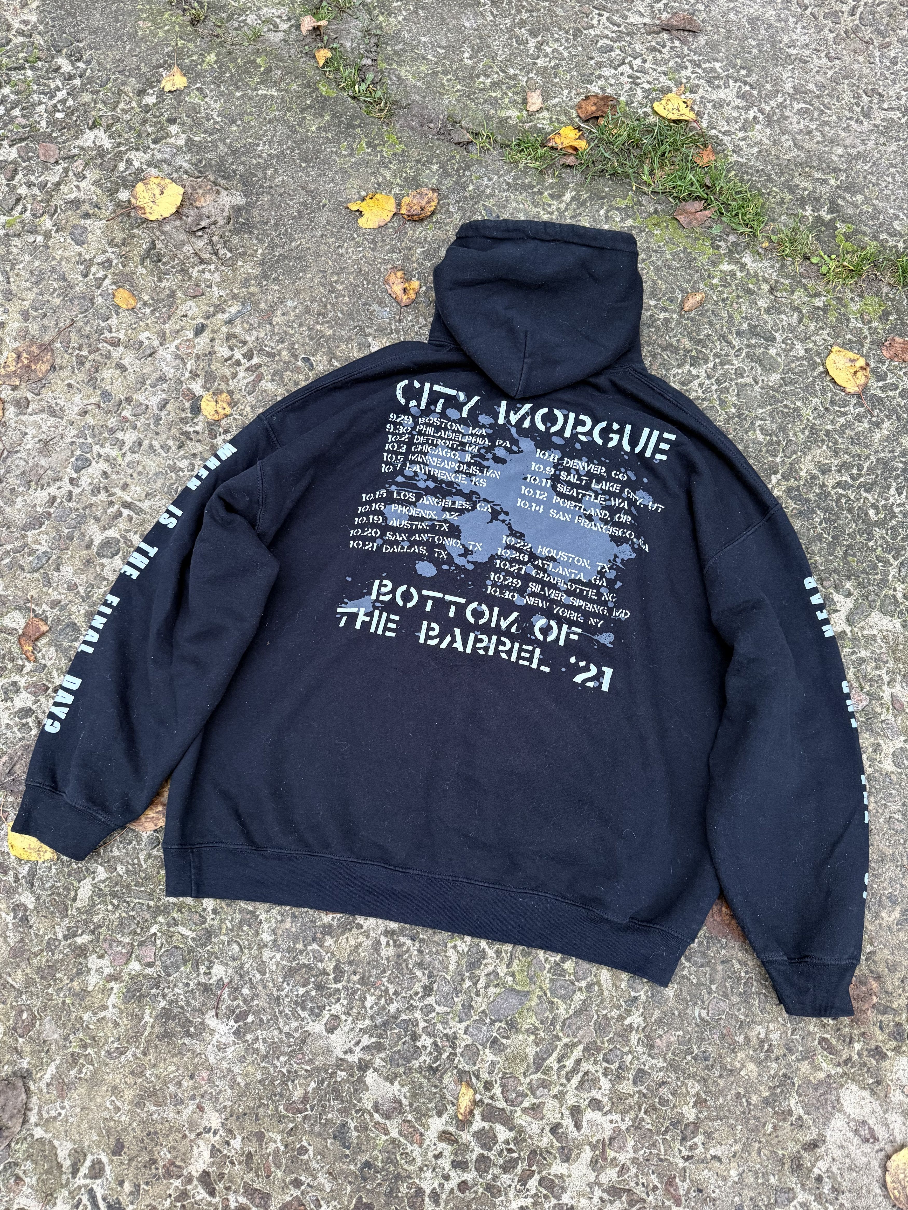 City Morgue band oversized hoodie