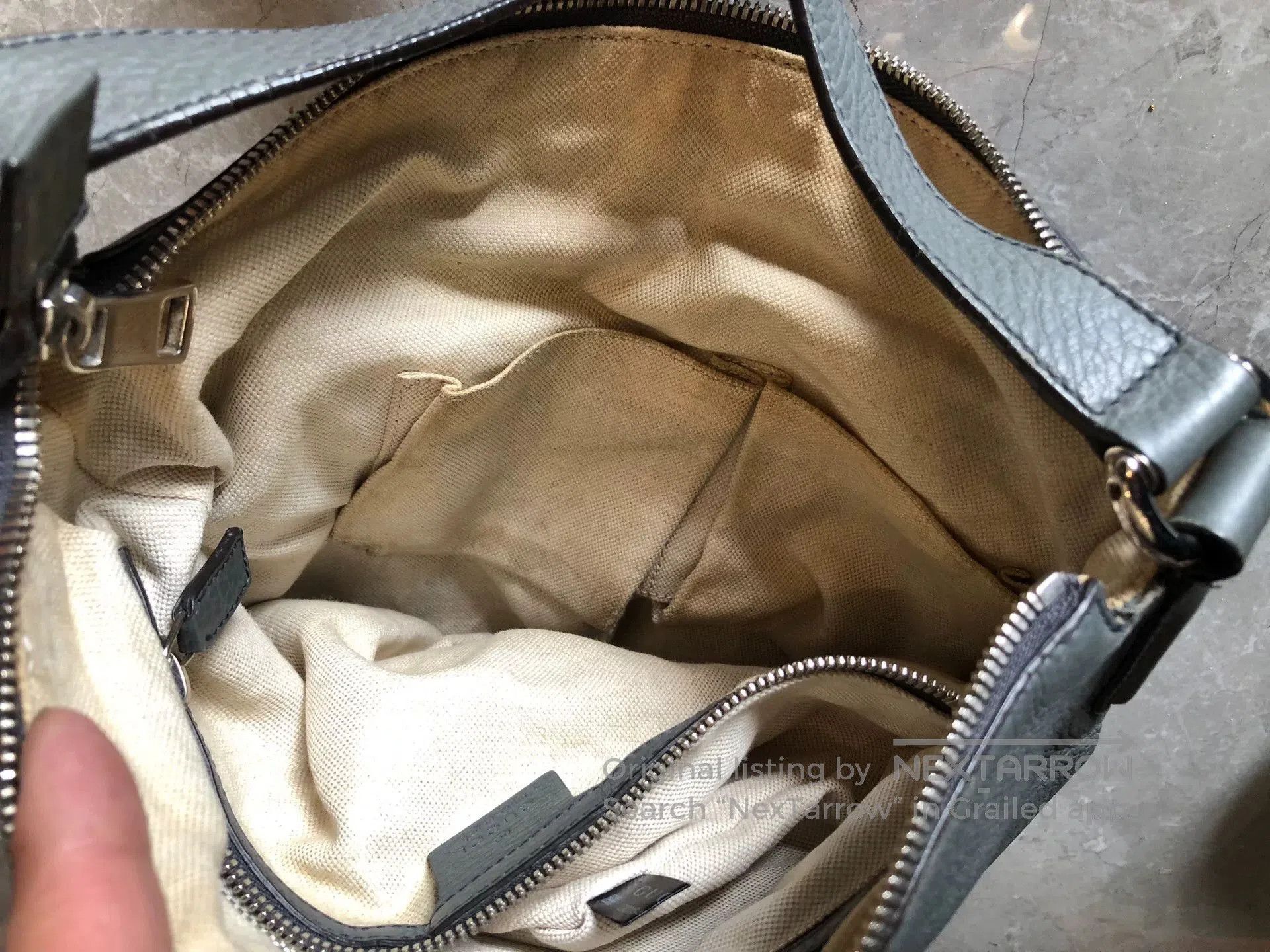 Gucci Gucci Men's Classic Logo Leather Shoulder Bag. Size ONE SIZE - 5 Thumbnail