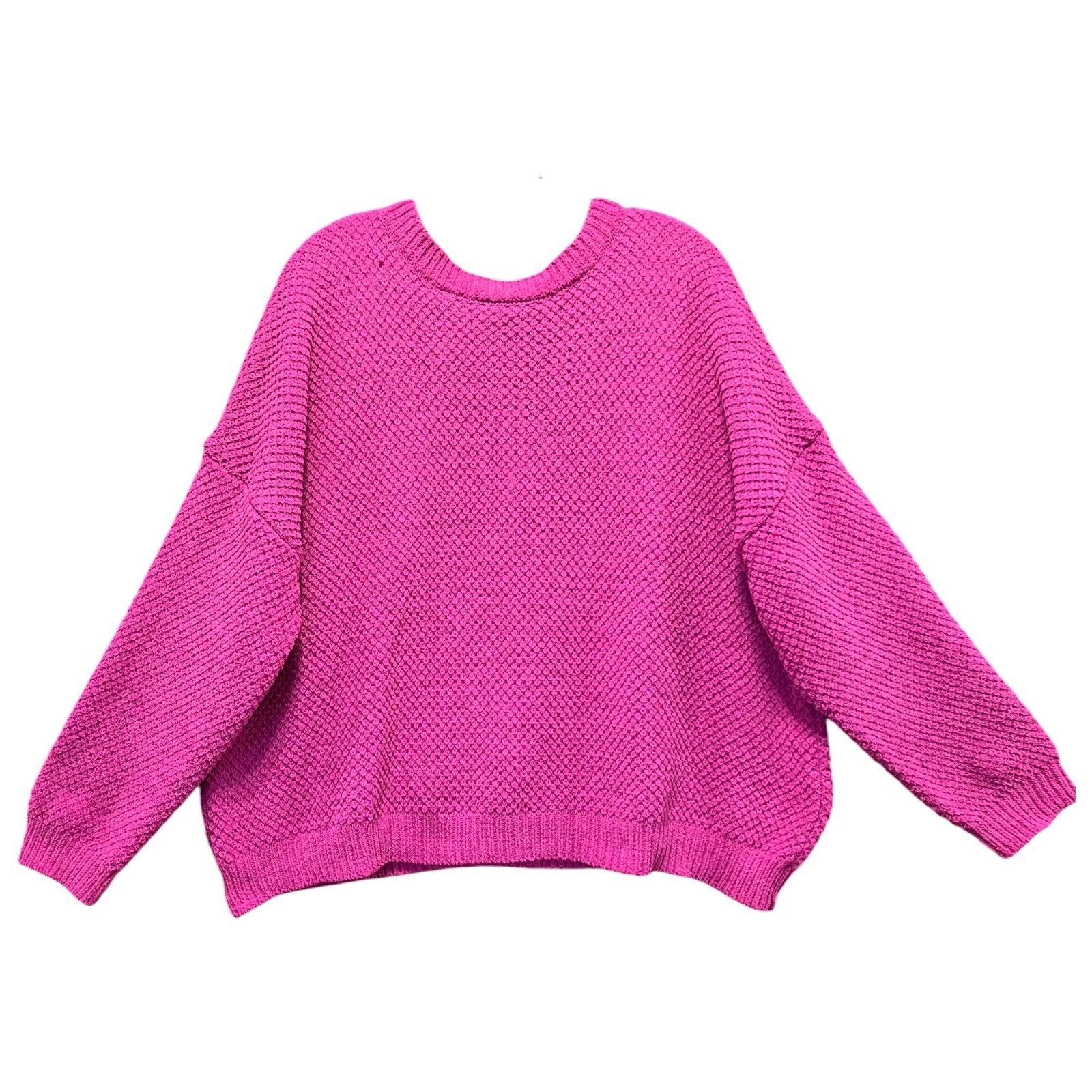 Other Rue + - Women's Long Sleeve Round Neck Crochet Sweater - Pin Size 3XL / US 20-22 - 1 Thumbnail