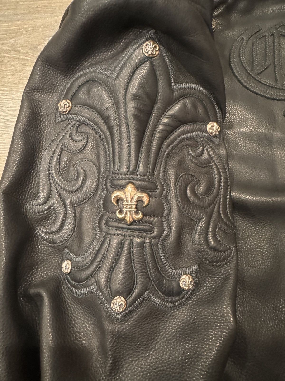 Chrome Hearts Chrome hearts cross patches leather varsity jacket size S Size US S / EU 44-46 / 1 - 3 Thumbnail