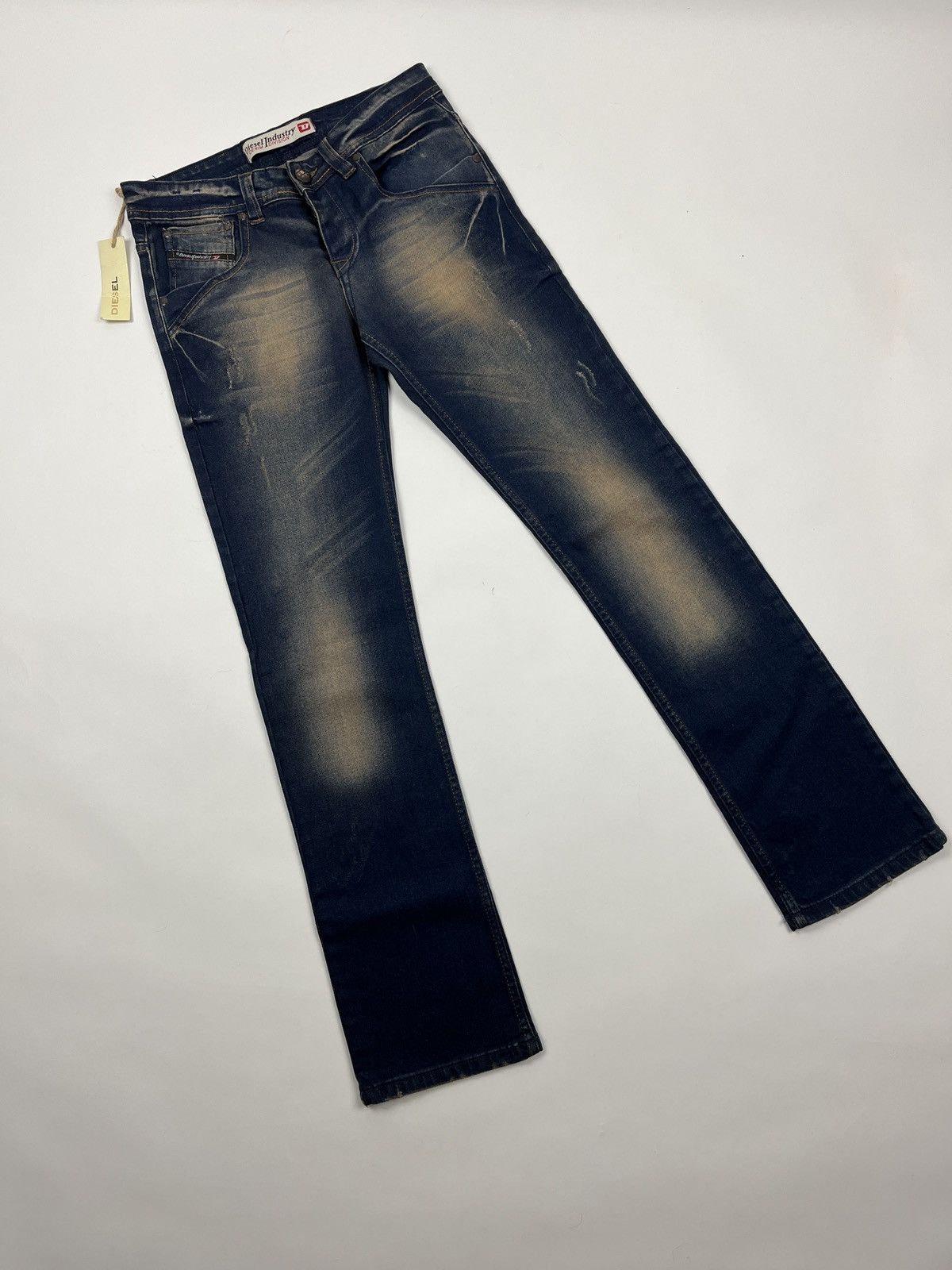 Diesel × Vintage Vintage🔥Diesel Distressed Faded Denim Jeans Size 30" / US 8 / IT 44 - 2 Thumbnail