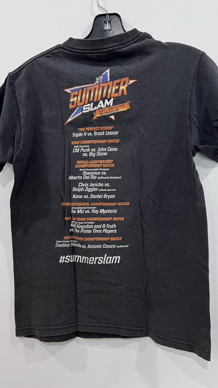 WWE 2012 WWE Summer Slam Tee Size Small Size US S / EU 44-46 / 1 - 4 Thumbnail
