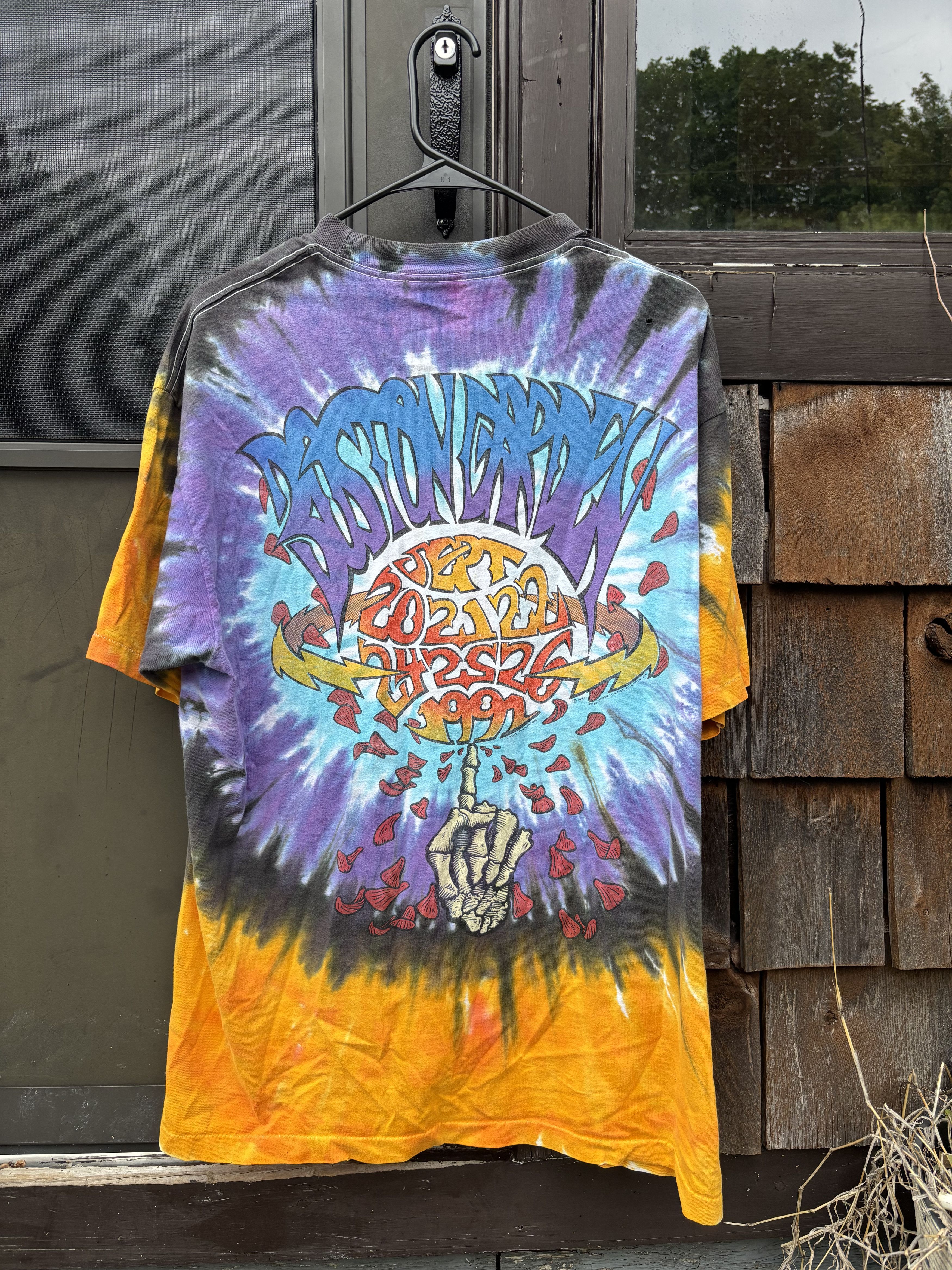 Grateful Dead × Liquid Blue 1991 Grateful Dead Boston Garden T Shirt Size US XL / EU 56 / 4 - 2 Thumbnail