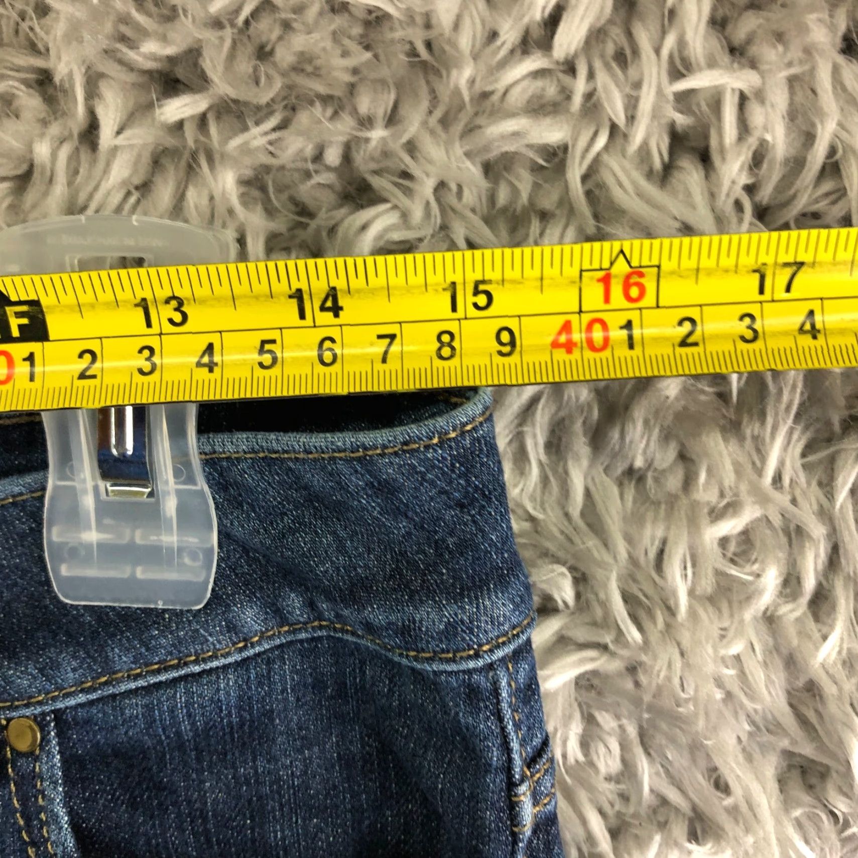 Vera Wang Vera Wang Womens Jeans Mid Rise Straight Leg 6 Medium Wash Blue Denim Size 28" / US 6 / IT 42 - 2 Thumbnail
