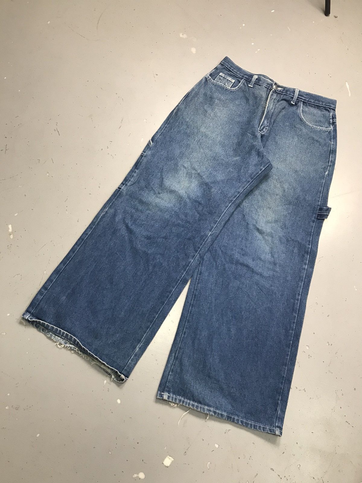 JNCO Vintage sohs’s baggy carpenter denim Size US 35 - 3 Thumbnail