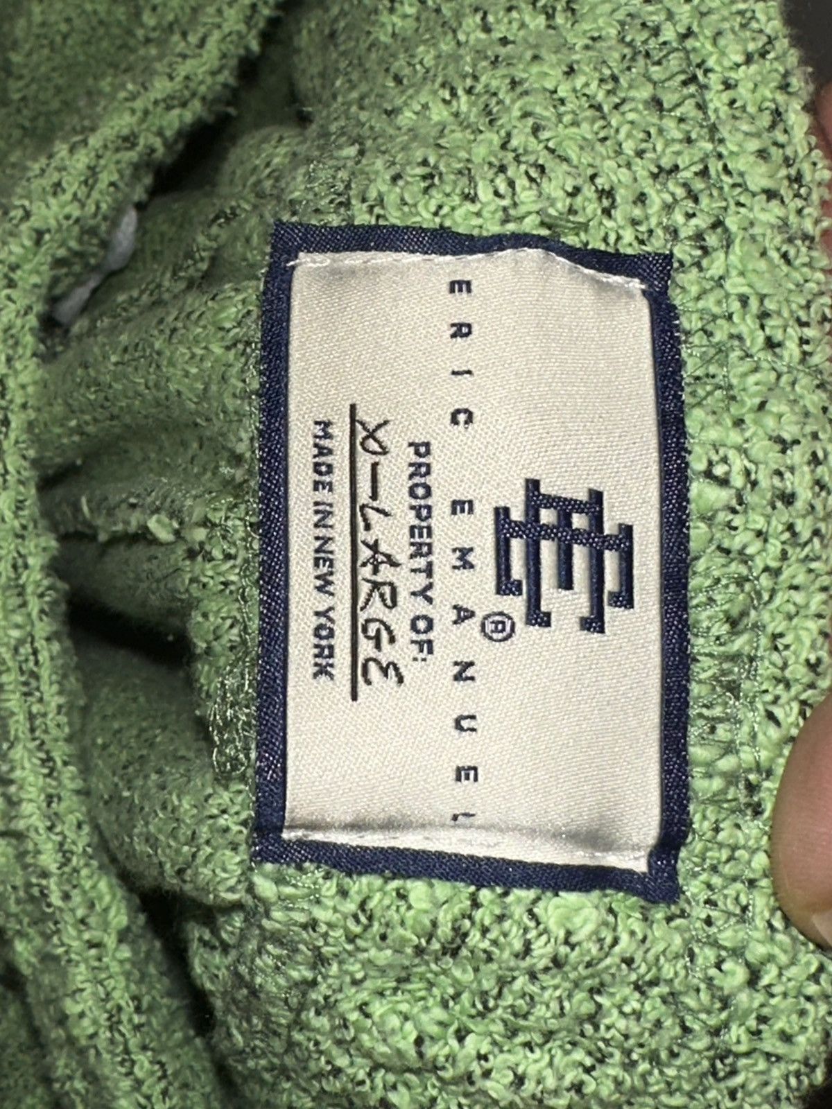 Eric Emanuel Eric Emanuel Green Mint w mauve Boucle sweatpants XL Size US 34 / EU 50 - 3 Thumbnail