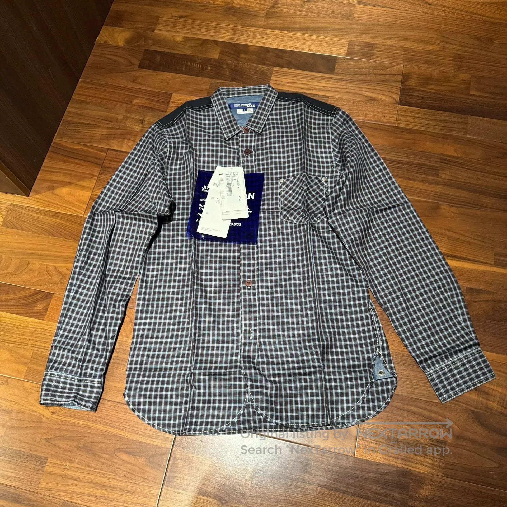 Junya Watanabe Junya Watanabe Man Plaid Long Sleeve Shirt. Size US S / EU 44-46 / 1 - 1 Thumbnail