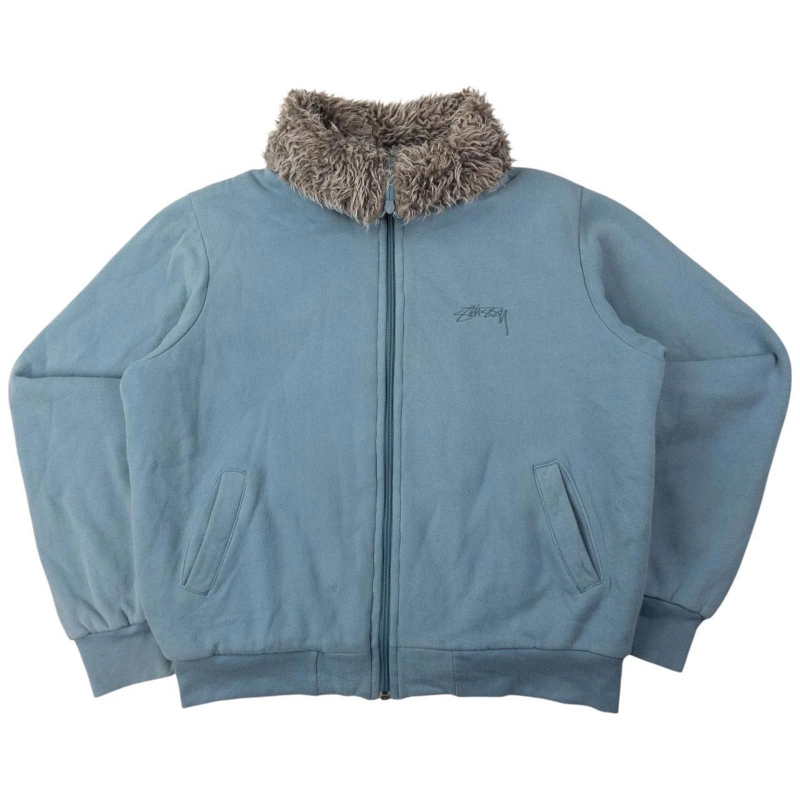 Stussy Vintage Stussy Fur Lined Zip Up Jacket Womens Size L Size L / US 10 / IT 46 - 1 Thumbnail